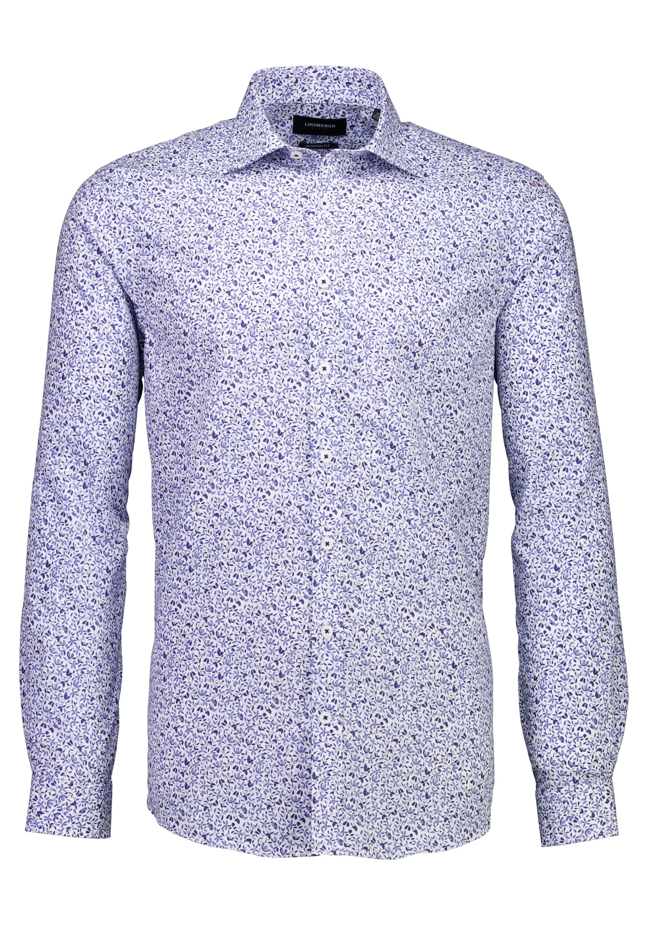 LINDBERGH Businesshemd "Business-Casual-Hemd (Langarm) Modern Fit"