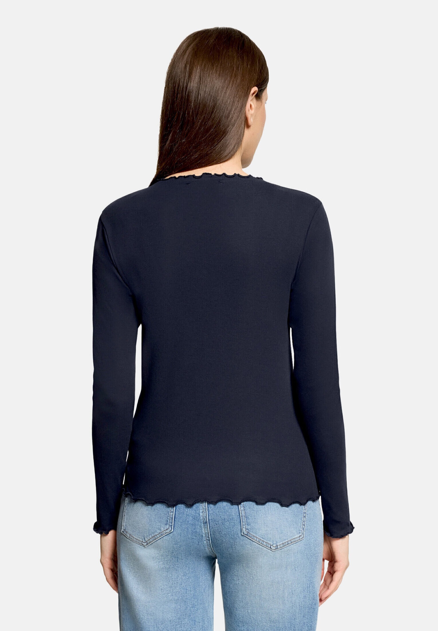Cartoon Kurzarmshirt »Damen mit Kragen« 1