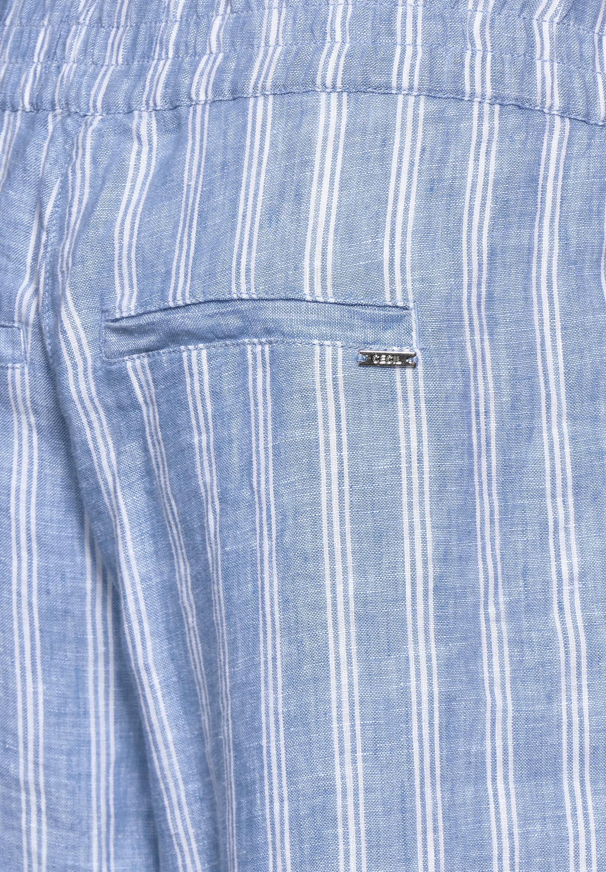 Cecil Leinenhose »Style Neele«, mit Streifen im Culotte-Stil