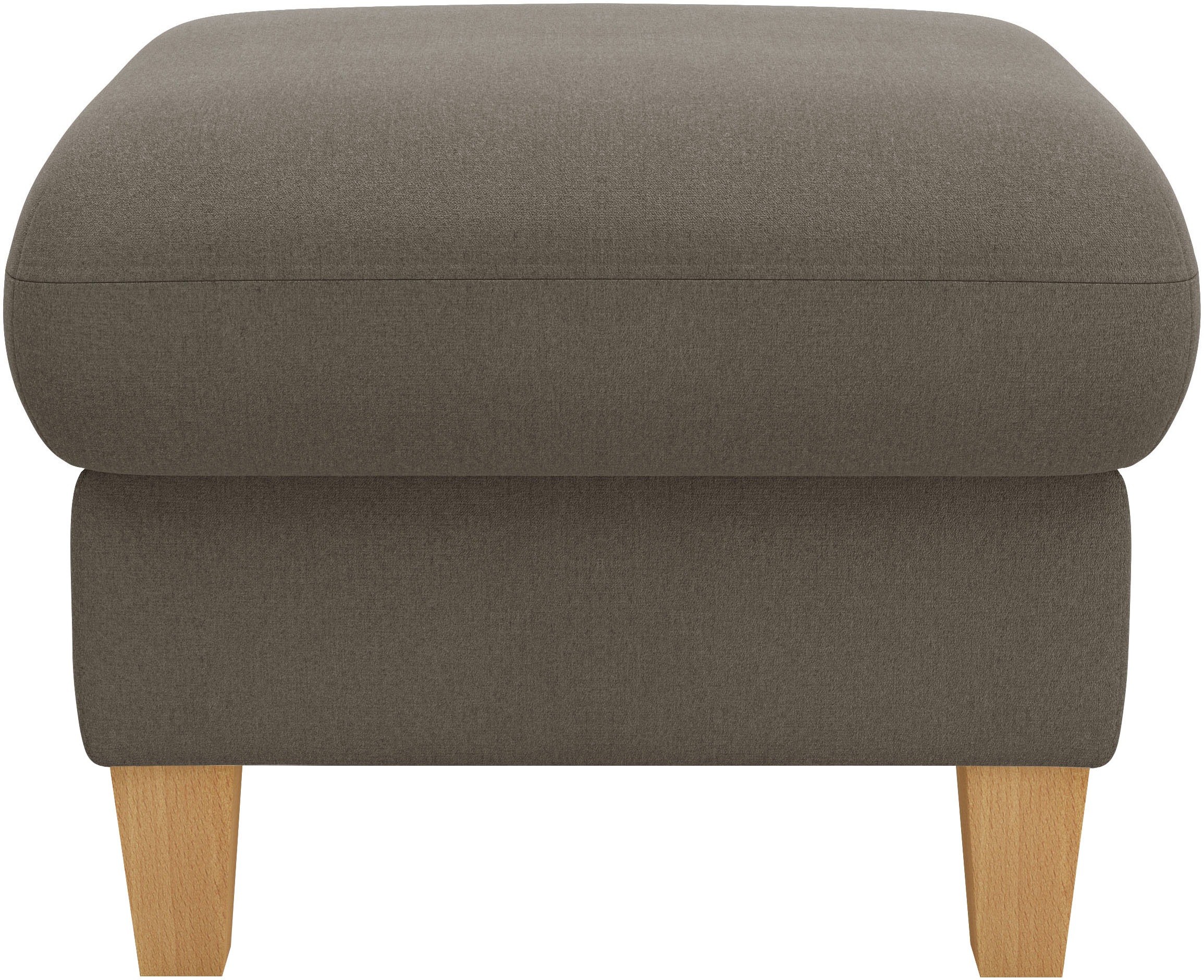 Home affaire Polsterhocker »Rochelle« 1 Stk. tlg. Massive 12 cm Holzbeine