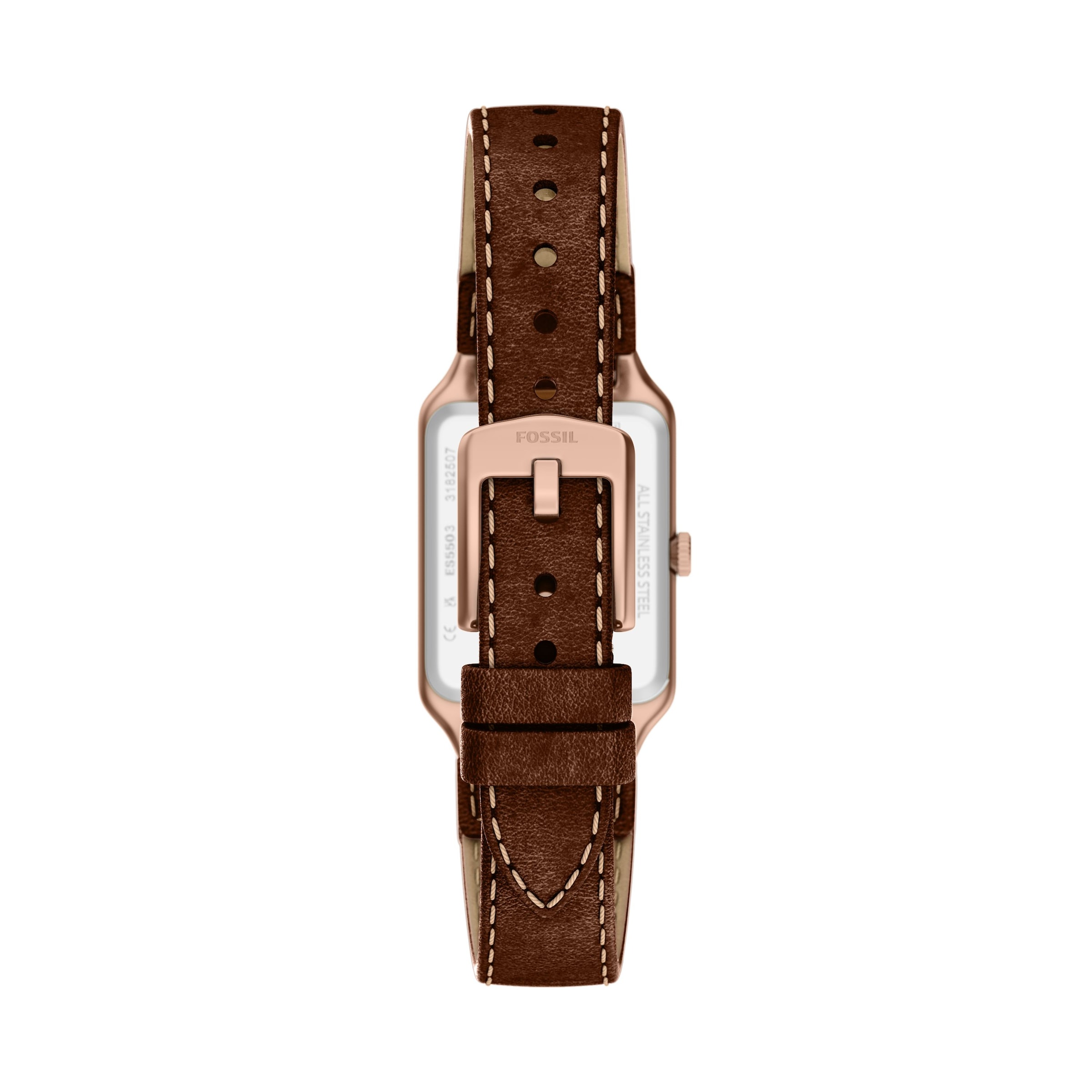 Fossil Quarzuhr »Raquel« Armbanduhr, Lederarmband, analog, Tag