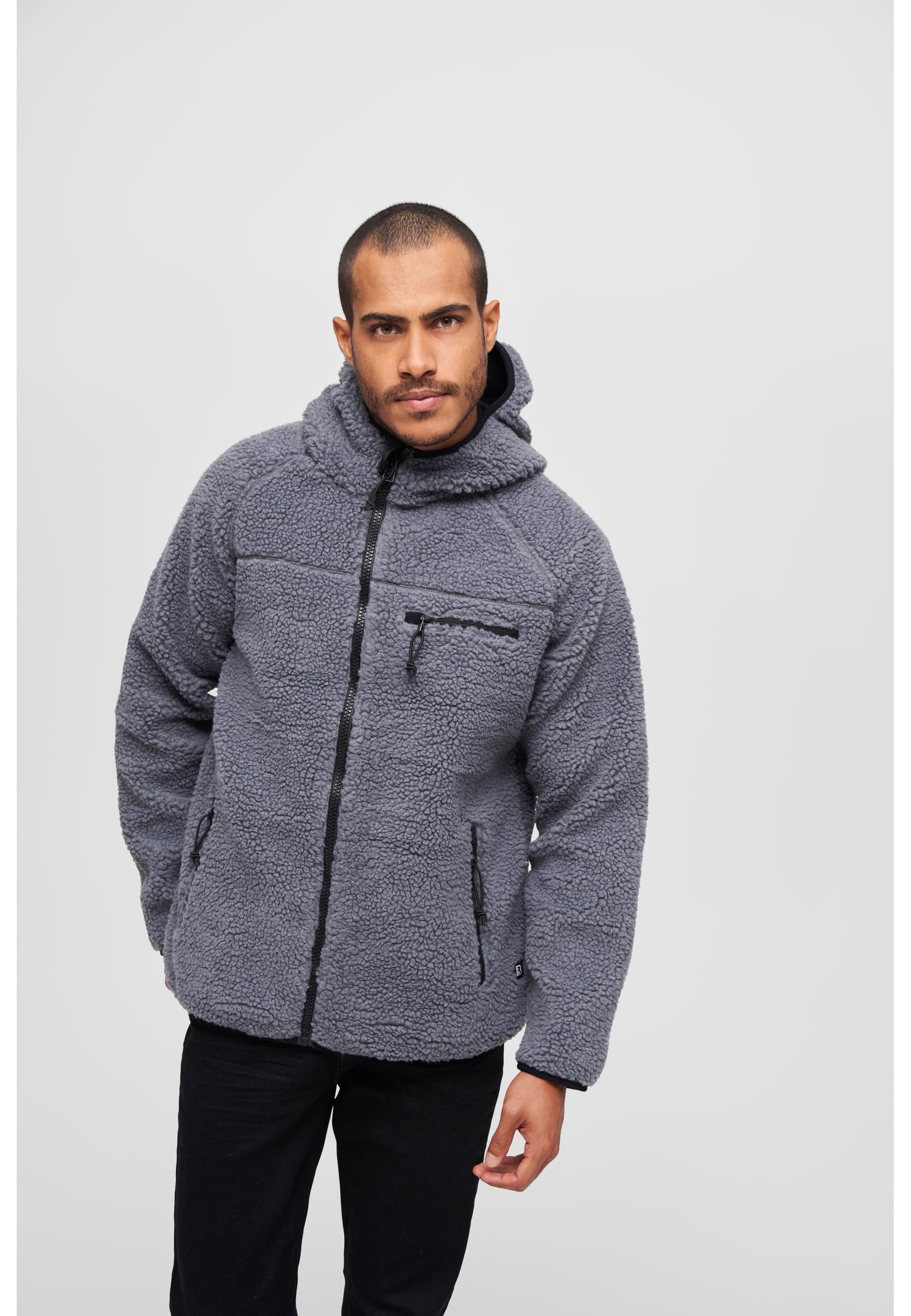 Brandit Anorak »Brandit Herren Teddyfleece Worker Jacket«, (1 St.), mit Kapuze