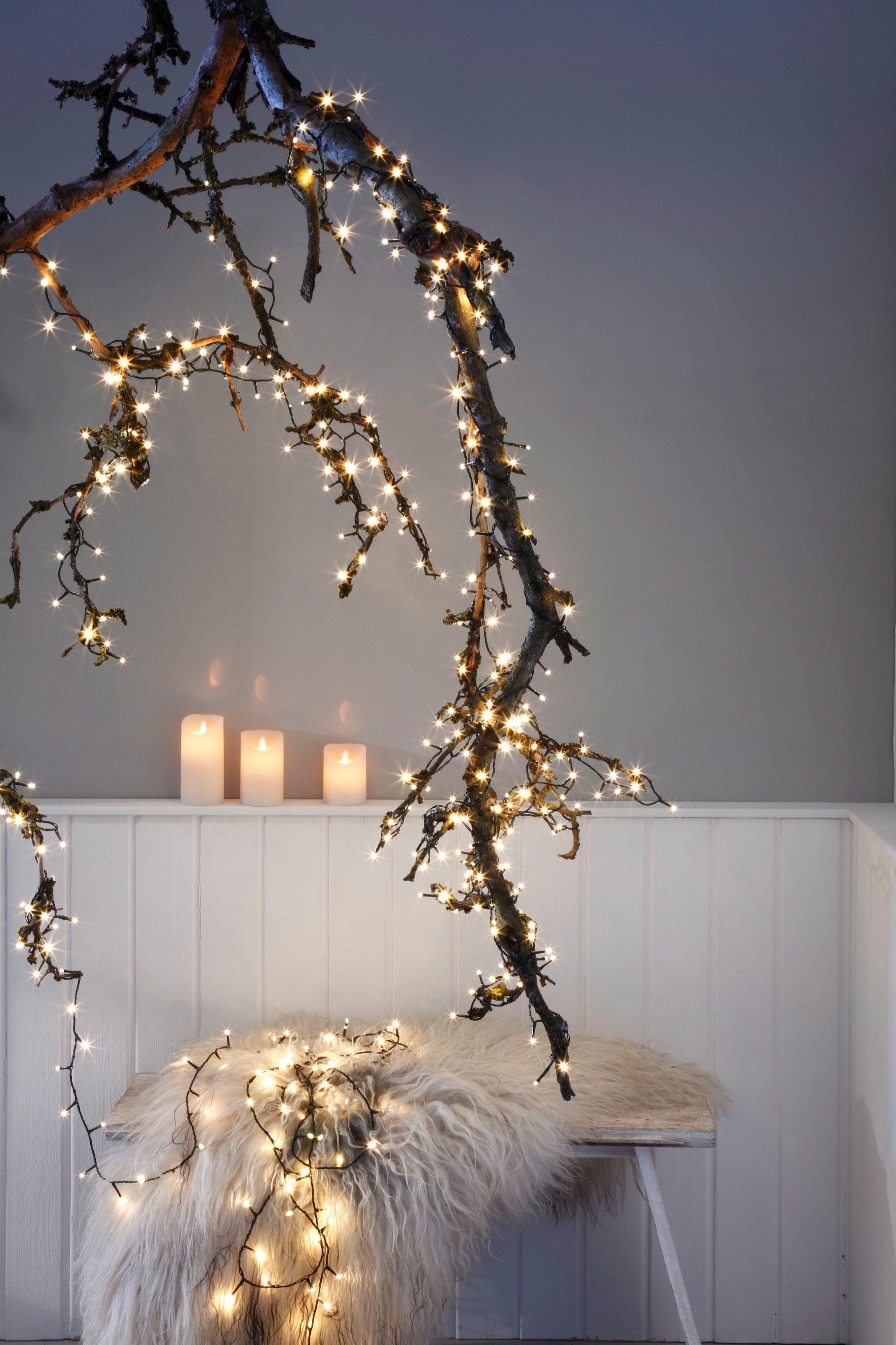 aussen«, | mit Star-Max Flackerfunktion »Weihnachtsdeko BAUR LED-Lichterkette kaufen