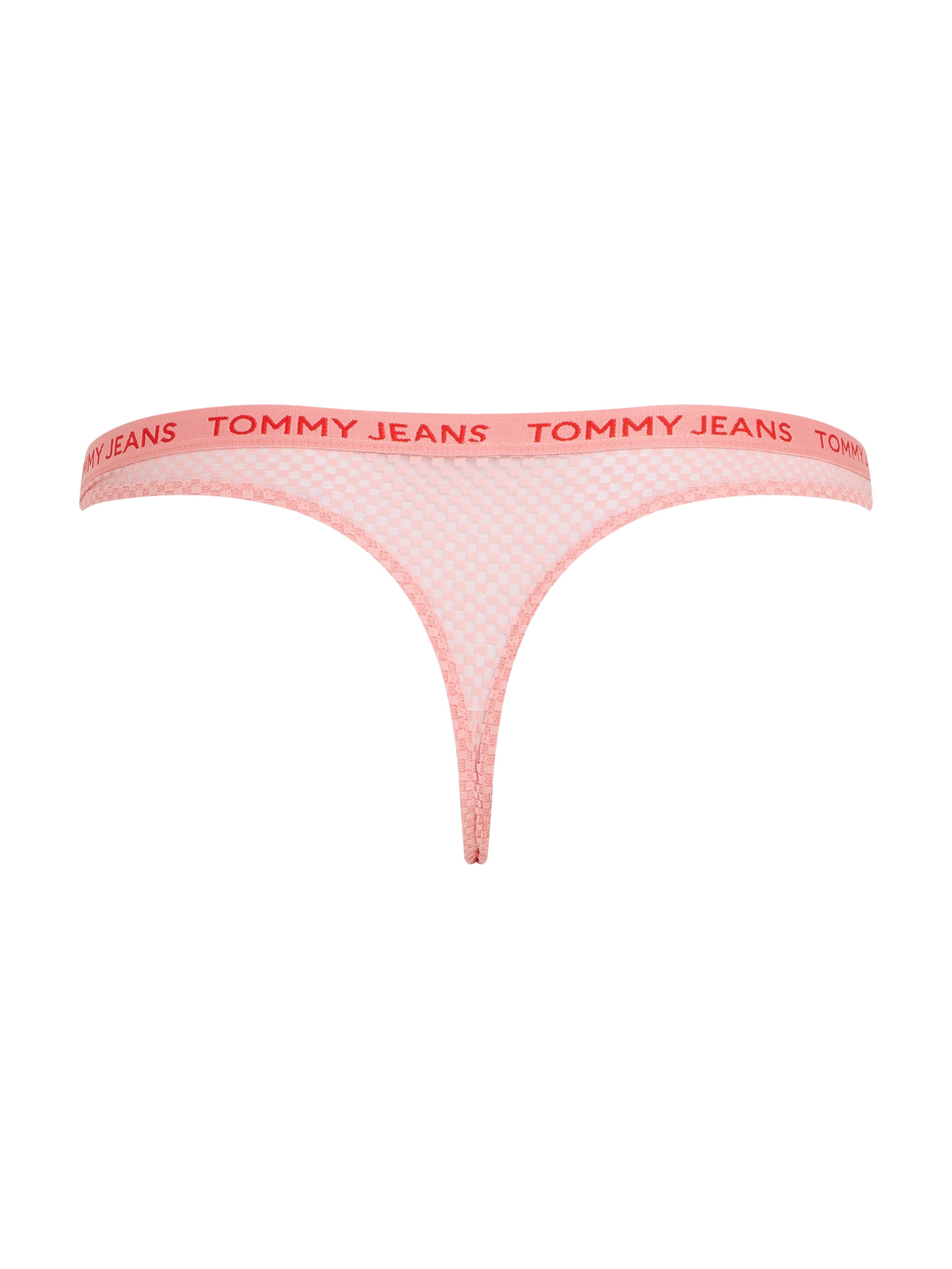 Tommy Hilfiger Underwear Slip »3P HR THONG LACE (EXT SIZES)«, (Packung, 3 St., 3er), leicht transparente Qualität, Logoschriftzug