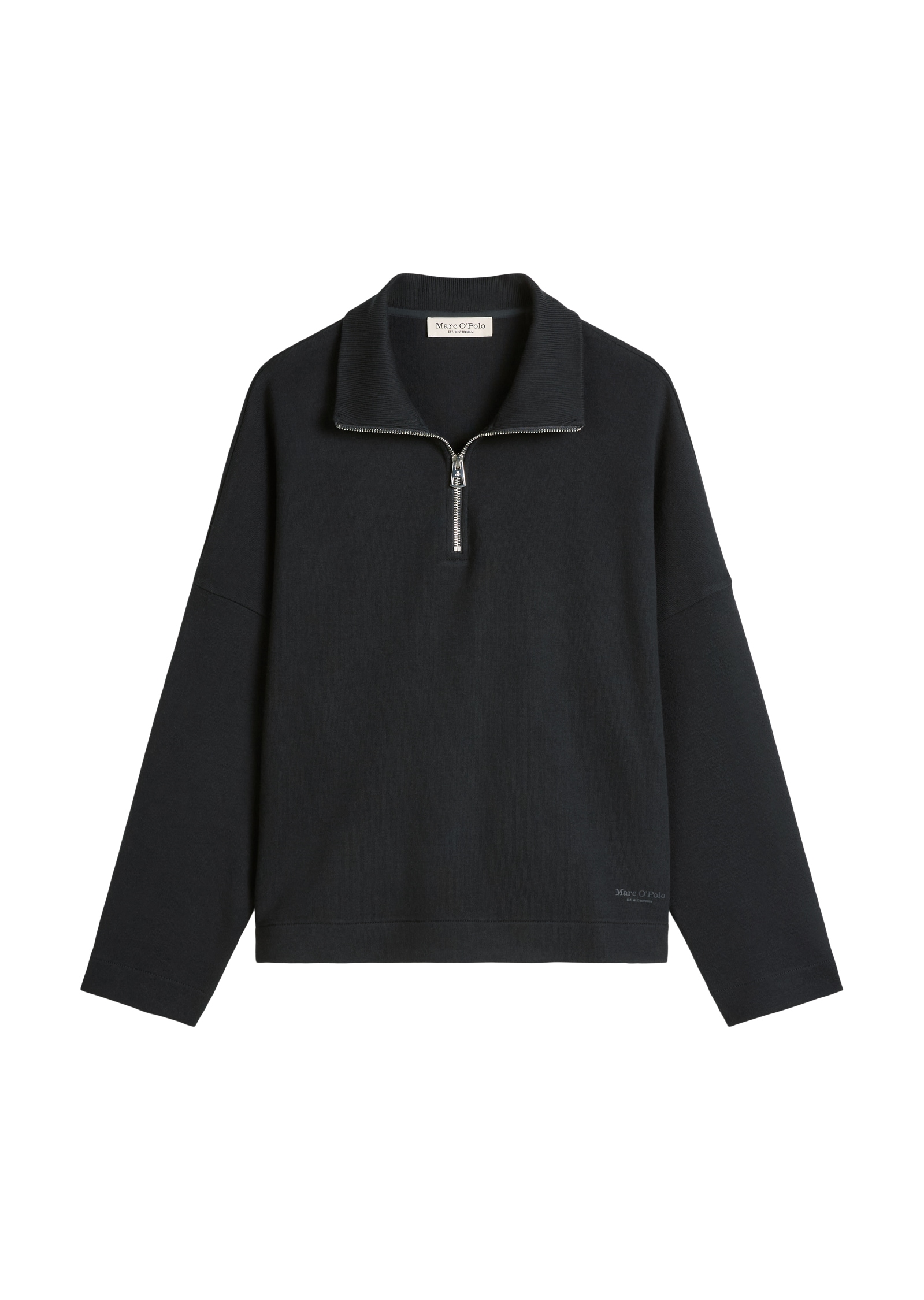 Marc O'Polo Sweatshirt , Half-Zip, relaxed fit, aus weichem Organic Cotton

