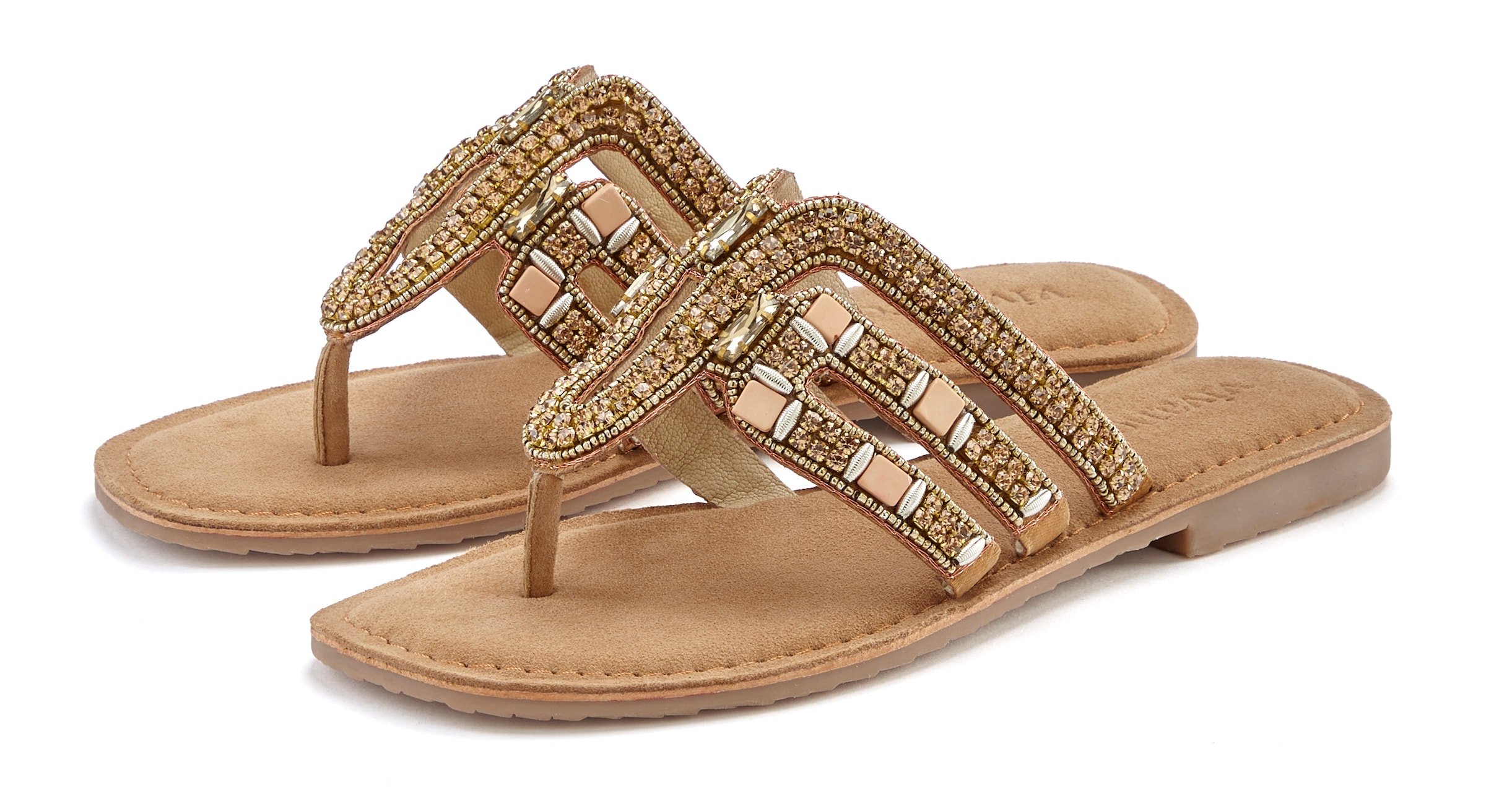 Vivance Zehentrenner "Sommerschuh, Pantolette, Mule, offener Schuh," aus Le günstig online kaufen