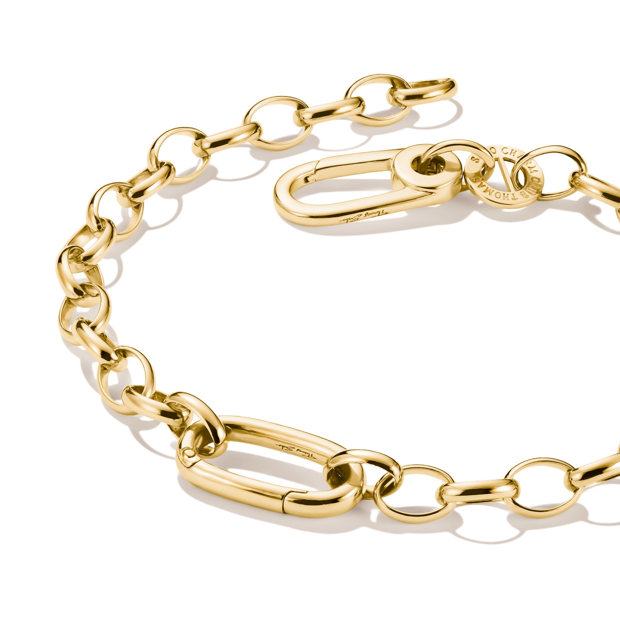 THOMAS SABO Charm-Armband »Charm Armband Goldfarben«