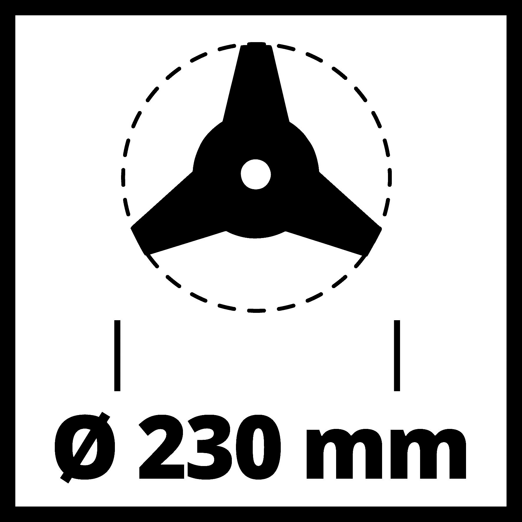 Einhell Messerklinge »Grasmesser 230«