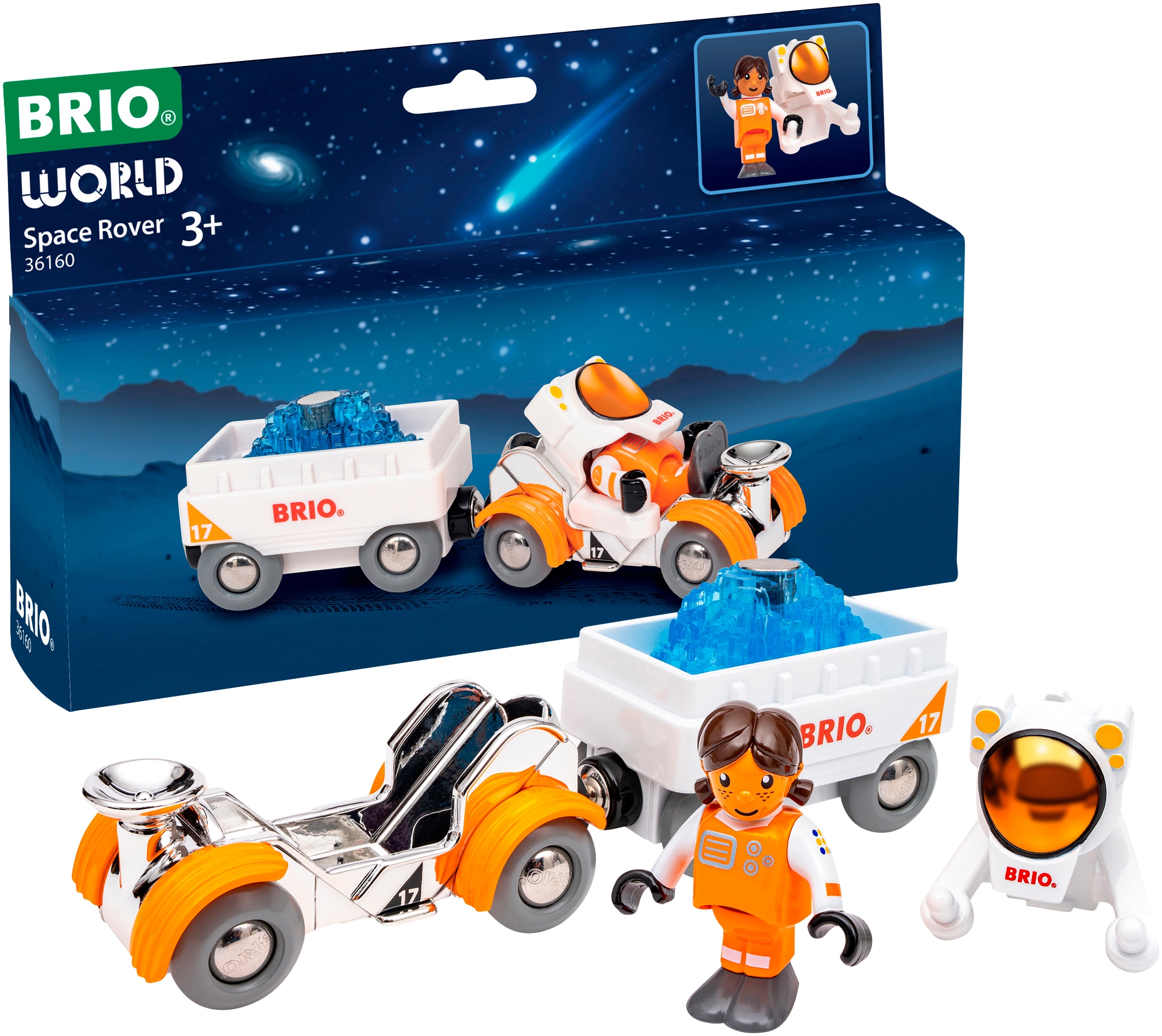 BRIO® Spielzeug-Zug »BRIO® WORLD, Weltraum Rover (36160)«
