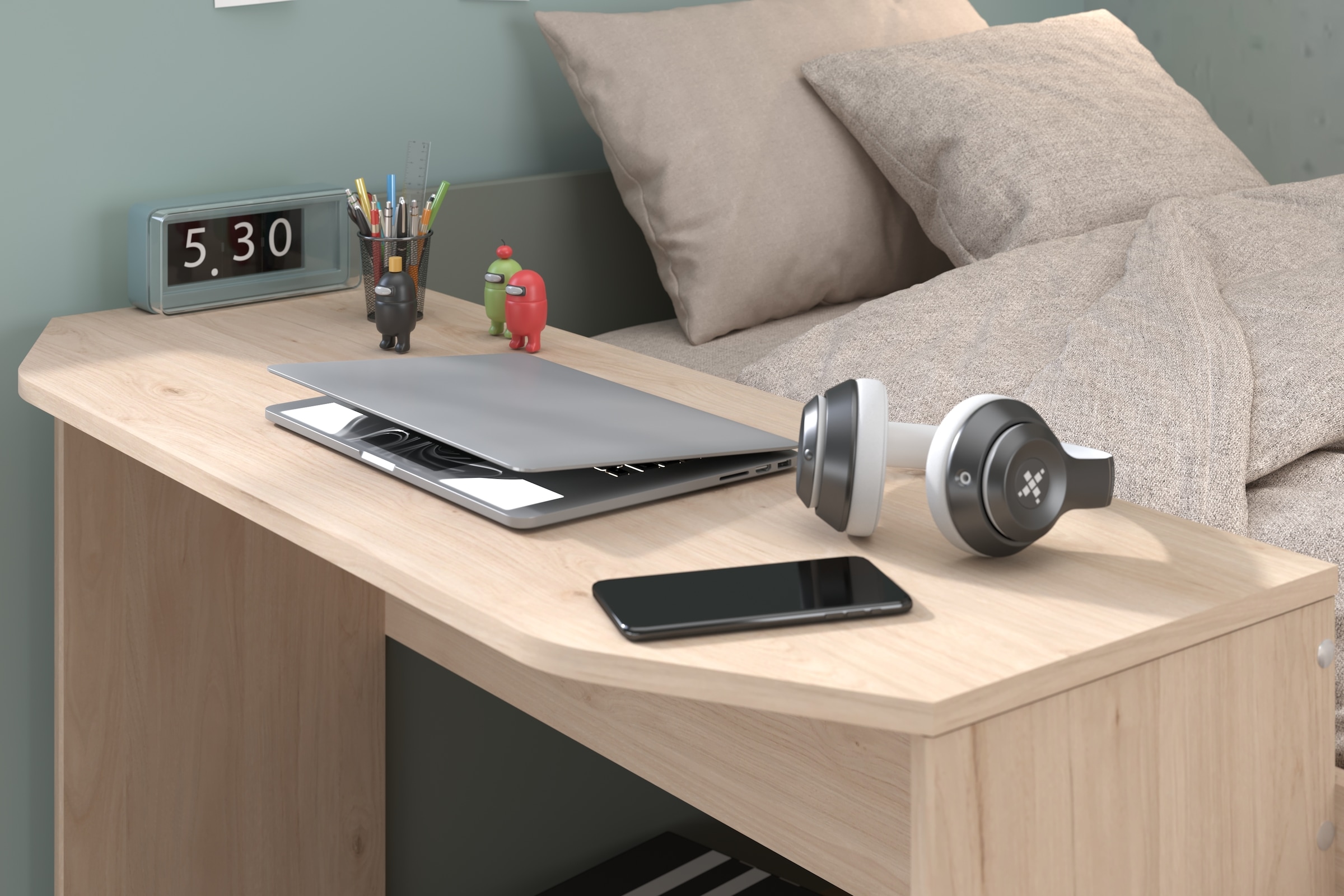 Parisot Jugendzimmer-Set »Jade 11« Set, 2 tlg. Mit Schreibtischplatte und Kommode