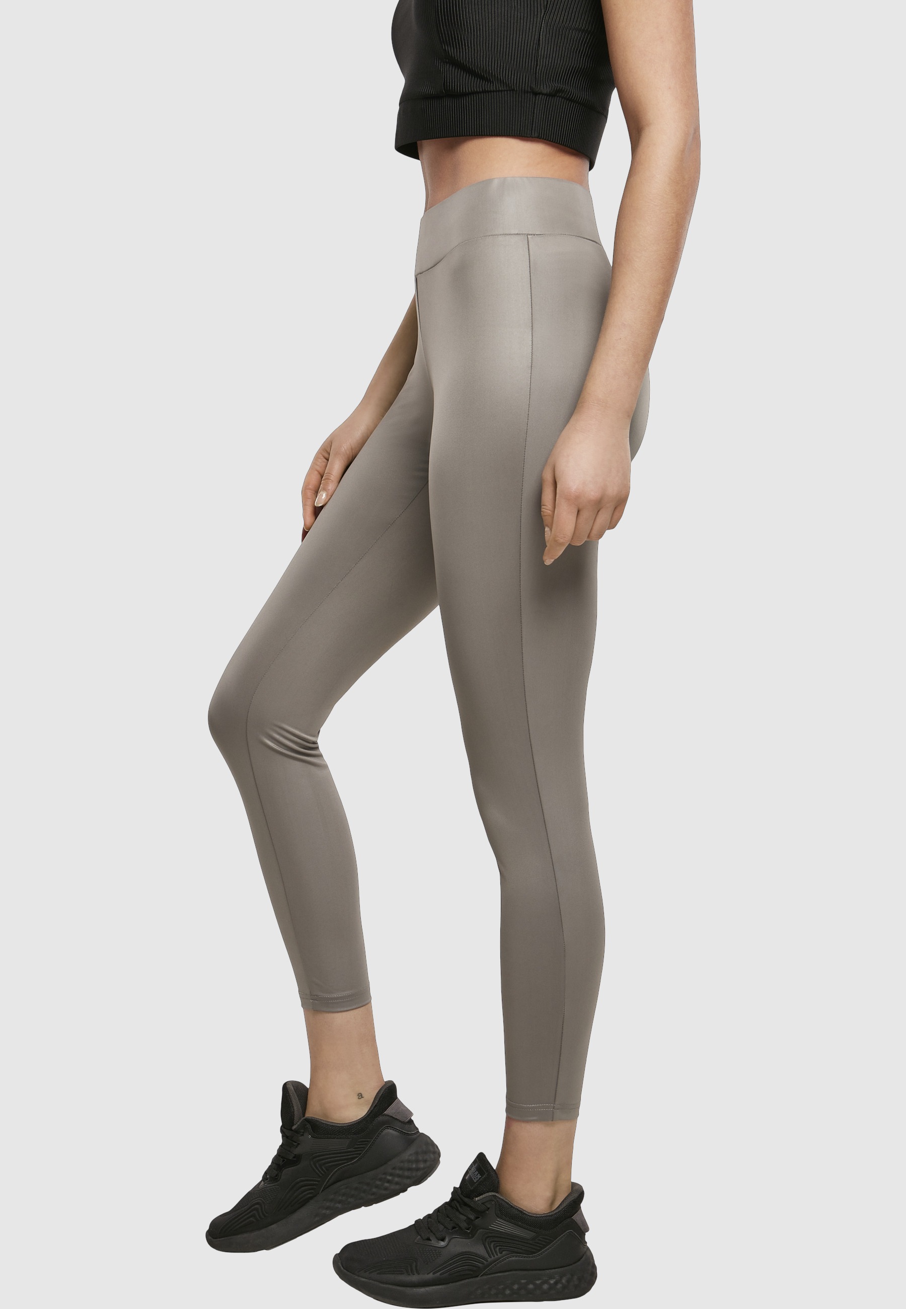 URBAN CLASSICS Leggings »Urban Classics Damen Ladies Synthetic Leather Leggings«