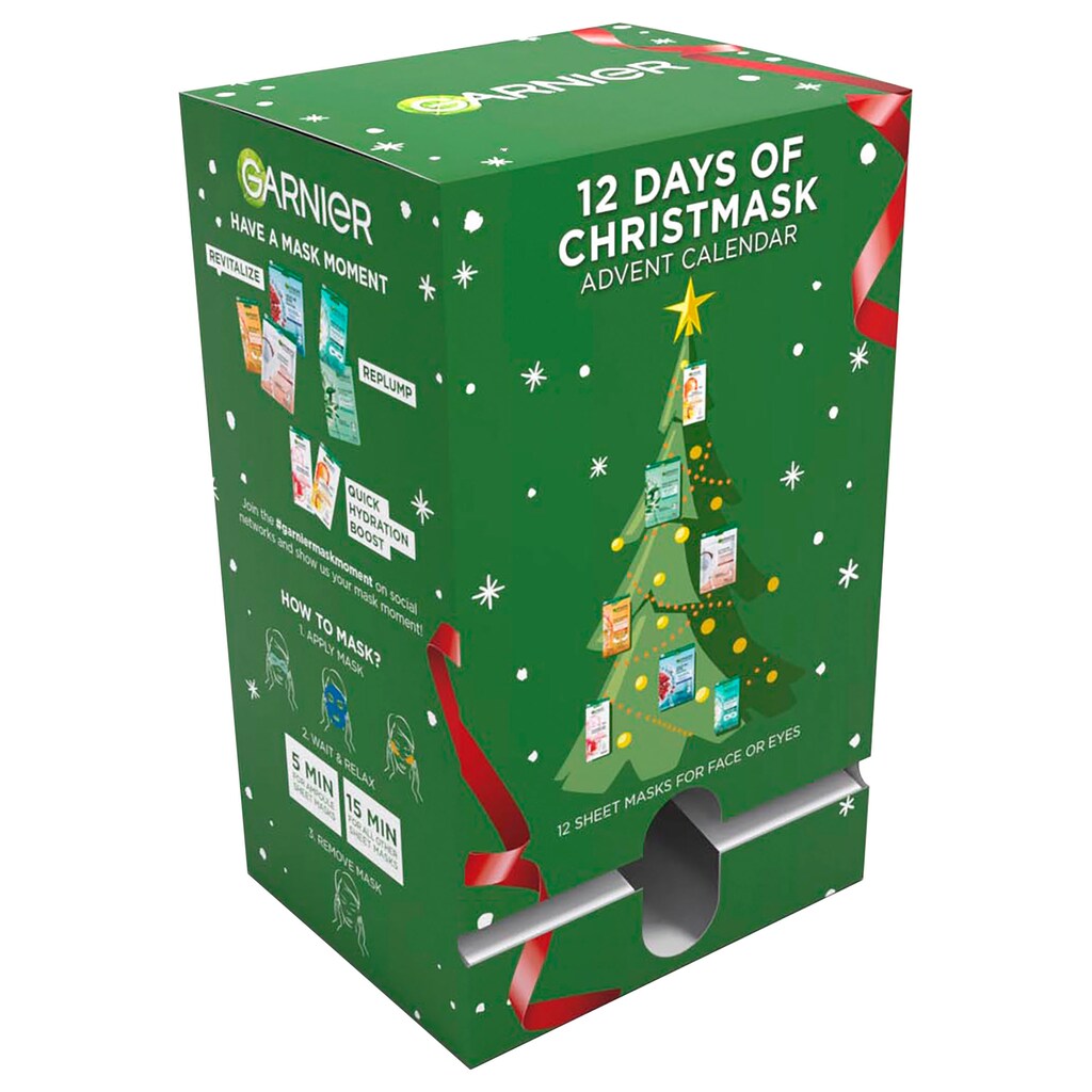 GARNIER Adventskalender »Tuchmasken Adventskalender«, für Erwachsene