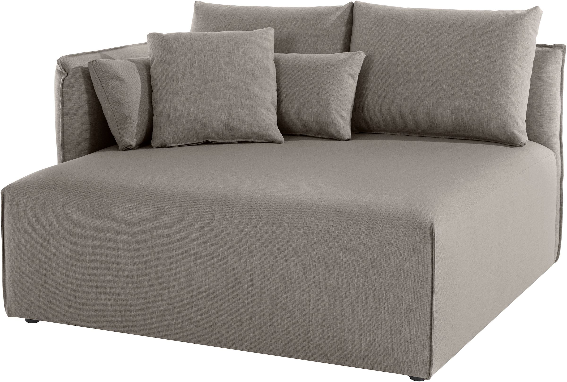 andas Ottomane "Nöre", kurzes Lounge-Modul - zum Zusammenstellen, Breite 138 cm, Tiefe 128 cm