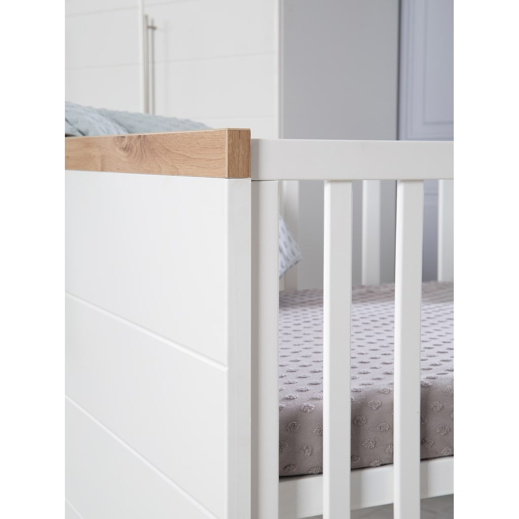 roba® Babyzimmer-Komplettset »Nele«, (Set, 3 St., Kinderbett, Schrank, Wickelkommode)