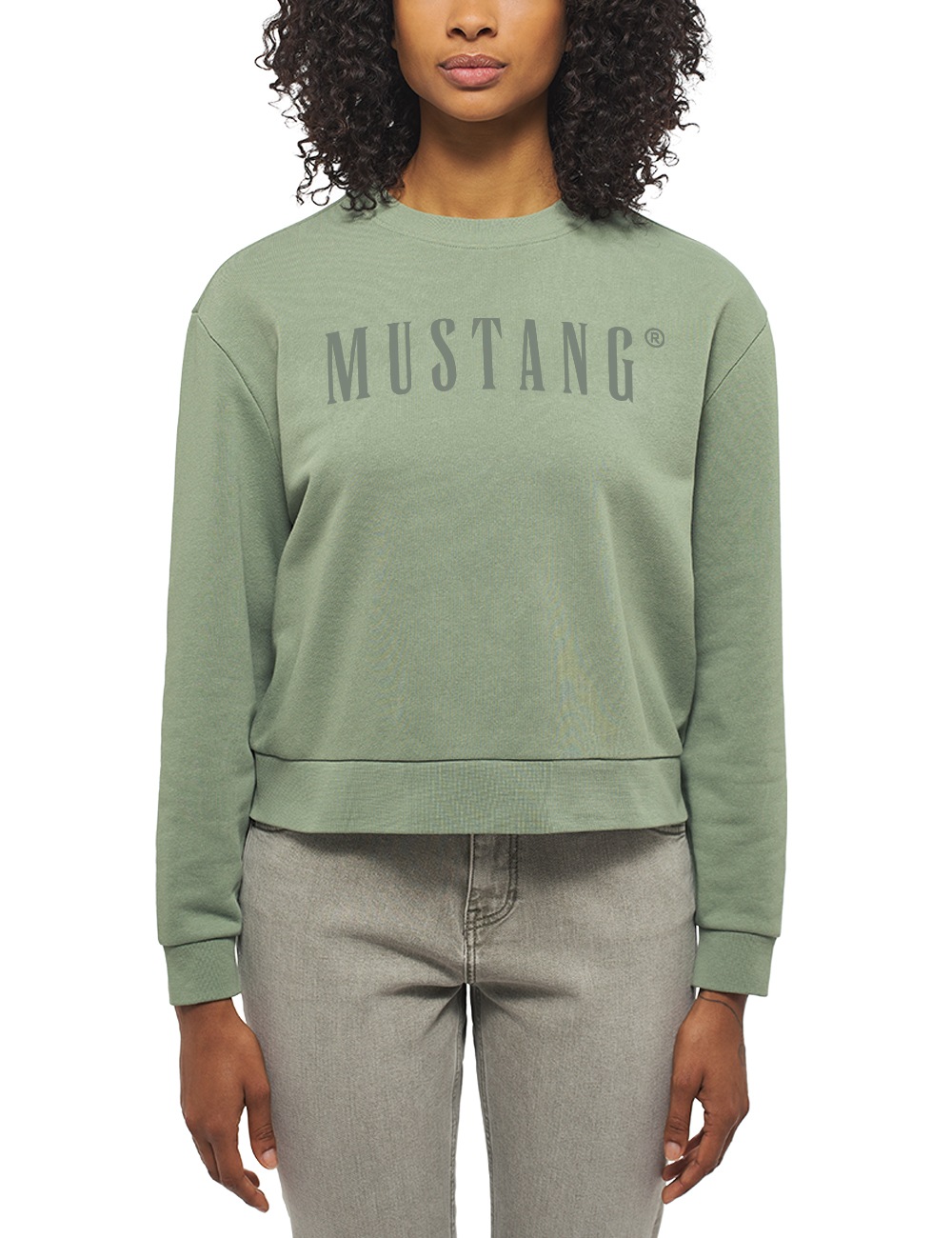 MUSTANG Sweatshirt »Bea C Logo Print«