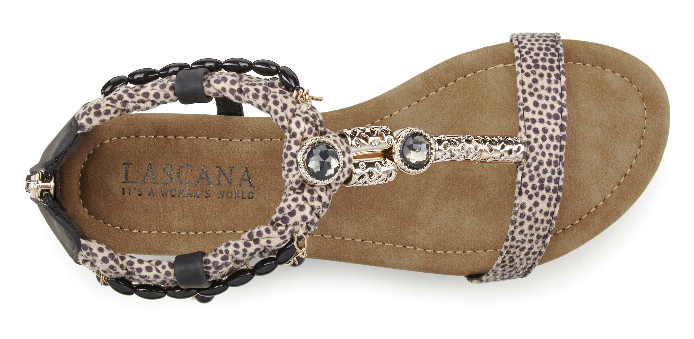Thumbnail - LASCANA Sandale "Sommerschuh", Sandalette, Sommerschuh im Festival-Look VEGAN