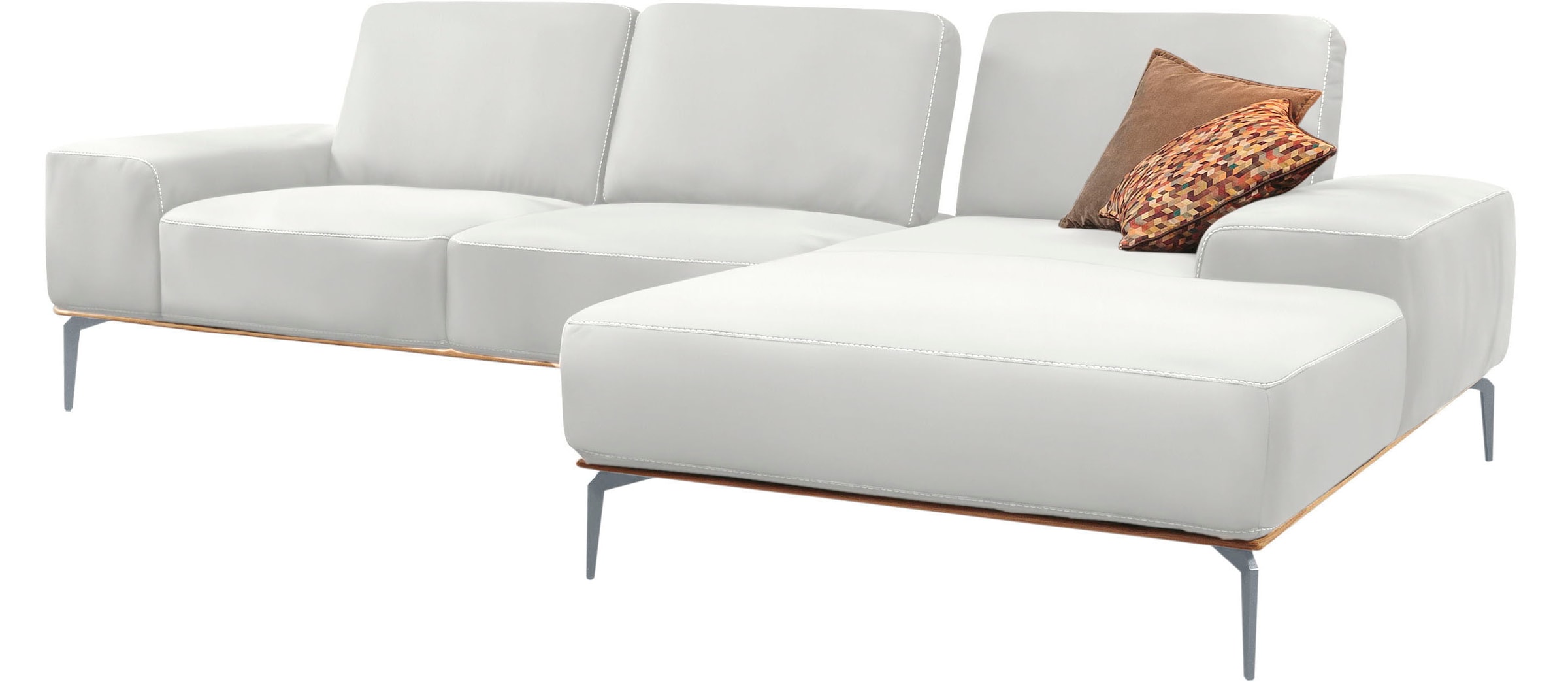 W.SCHILLIG Ecksofa "run, Designsofa mit tollem Sitzkomfort, bequem, L-Form" günstig online kaufen