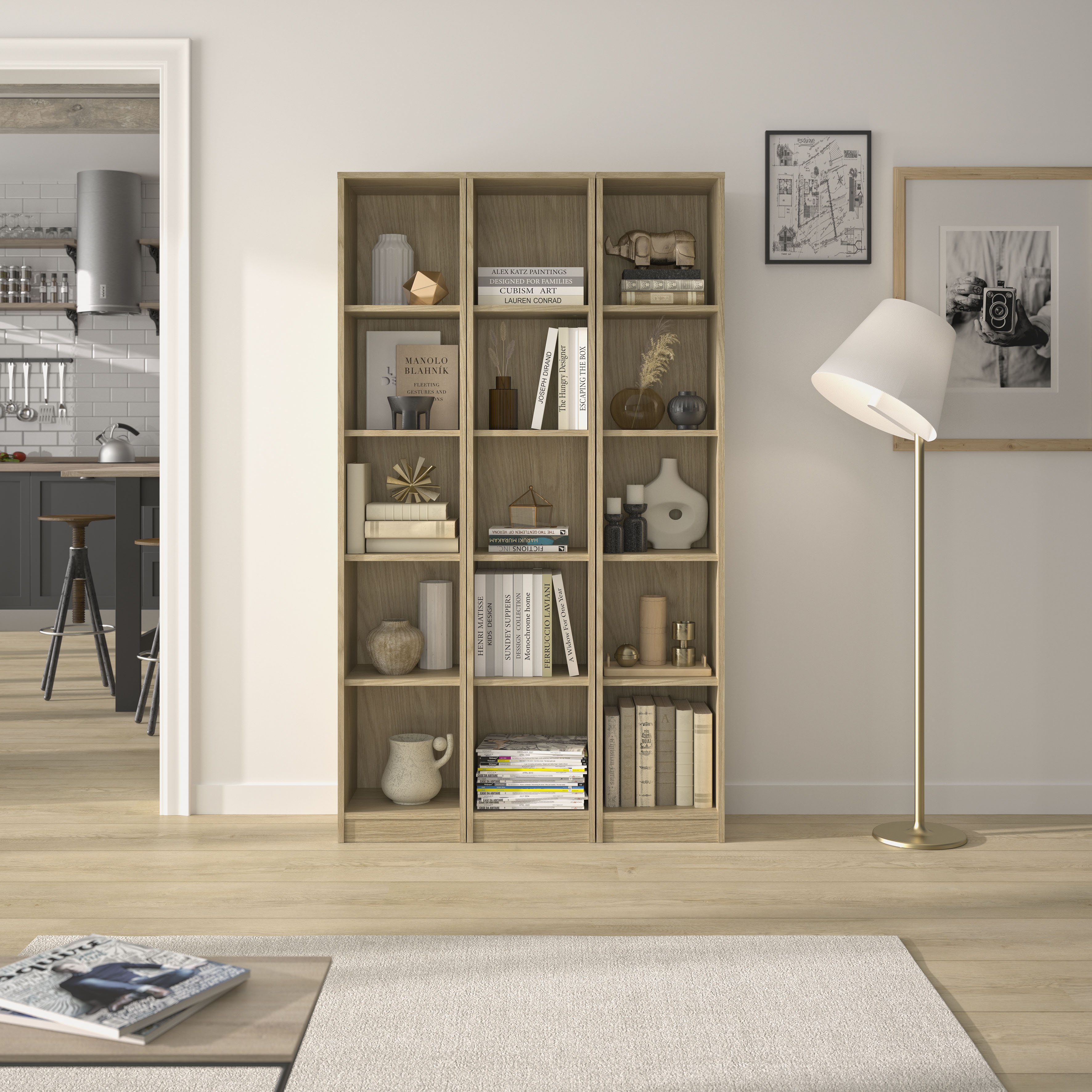 Gami Bücherregal "Bücherregal Iris" Praktisch und funktional für eine optim günstig online kaufen