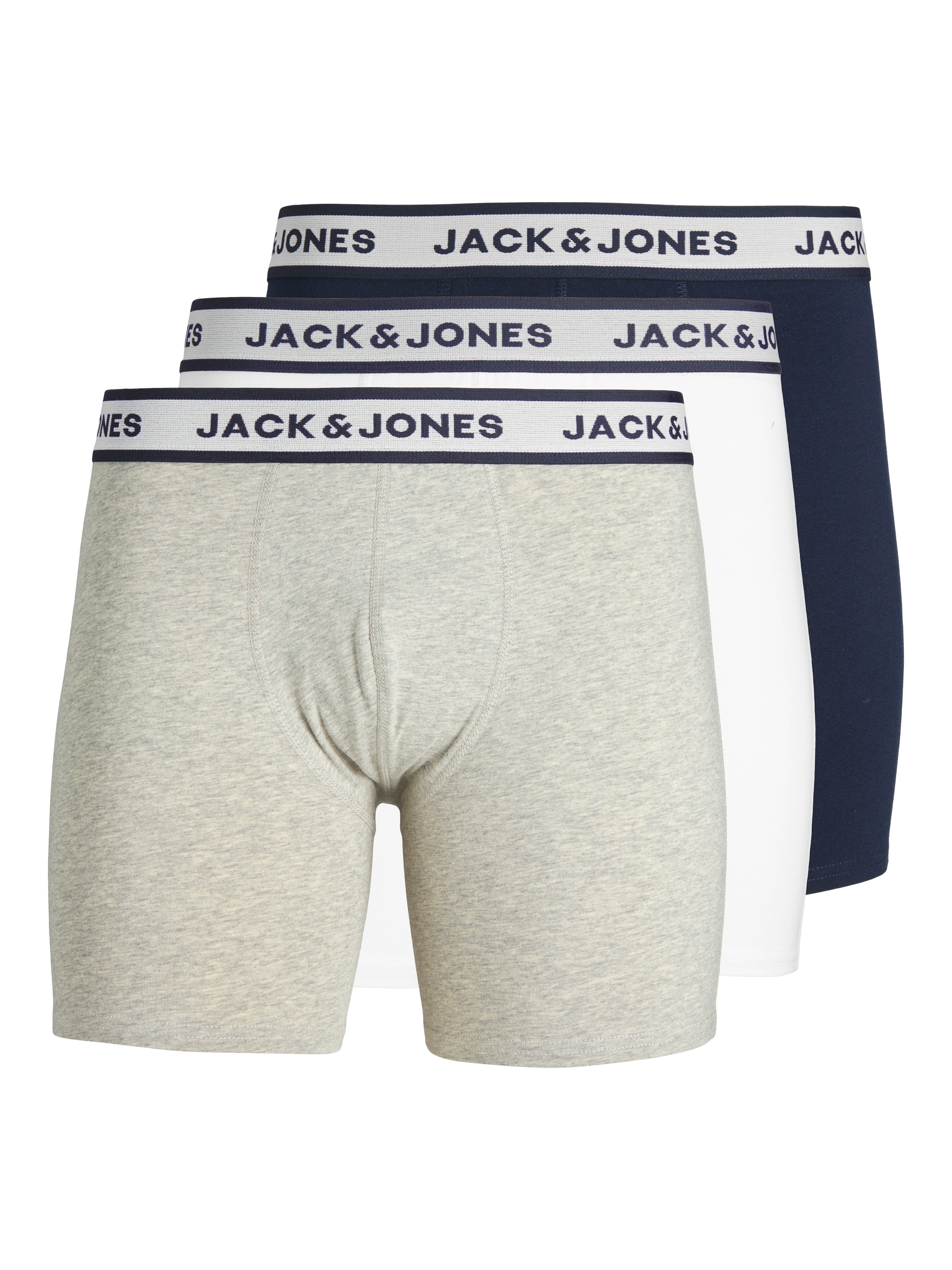 Jack & Jones PlusSize Boxershorts "JACSOLID BOXER BRIEFS 3 PACK PLS NOOS", günstig online kaufen