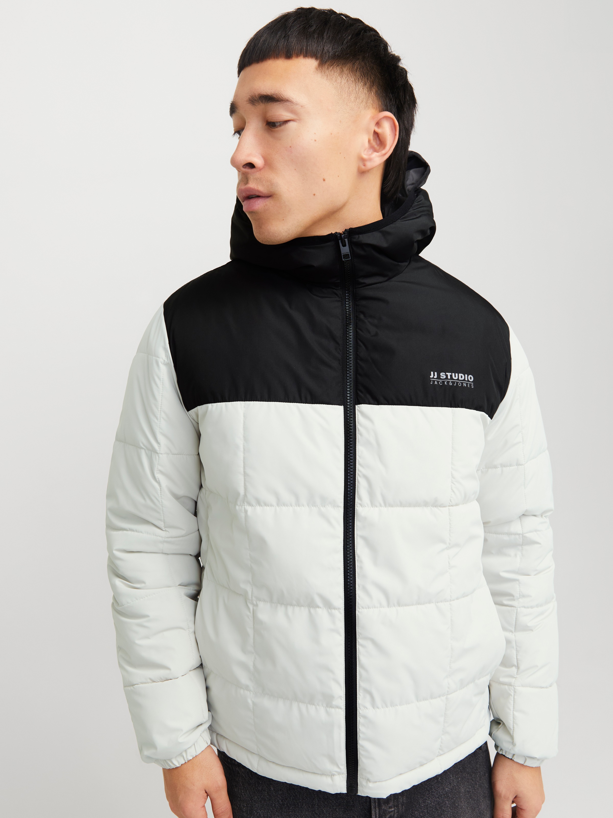 Jack & Jones Steppjacke "JJBEN SQUARE HOOD JACKET", mit Kapuze günstig online kaufen