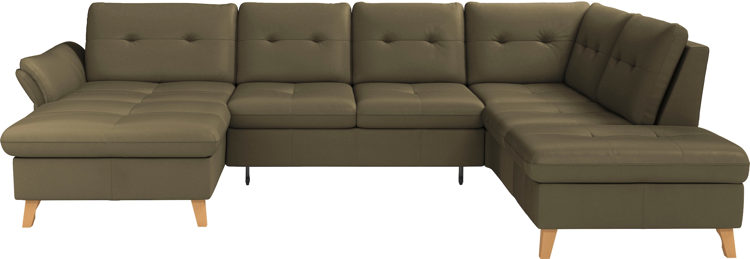 sit&more Wohnlandschaft »Göteborg«, inkl. Sitztiefenverstellung, wahlweise mit Bettfunktion & Bettkasten