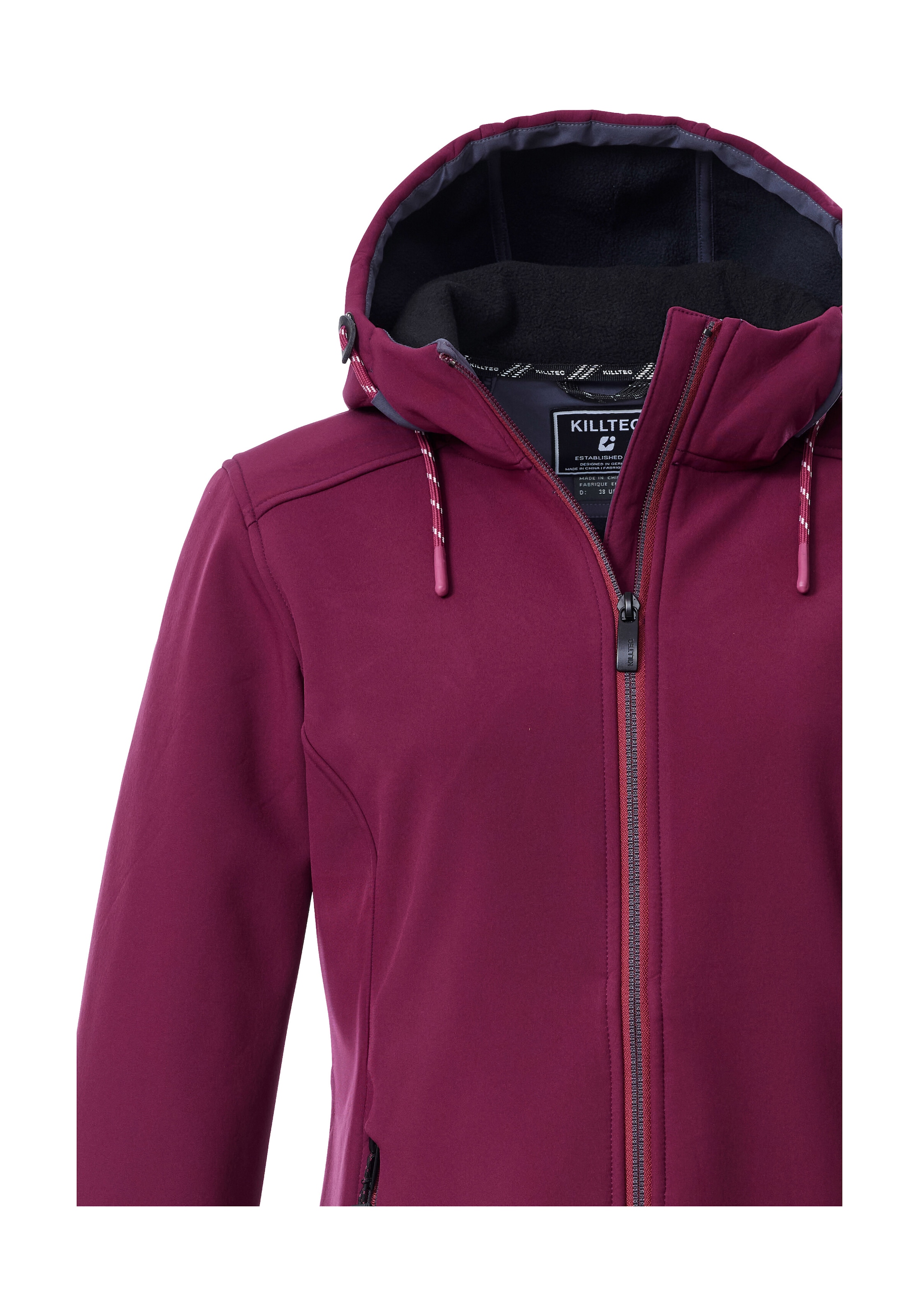 Killtec Softshelljacke »KOW 8 WMN SFTSHLL JCKT«, Damen Softshelljacke: wasser- und windabweisend, atmungsaktiv