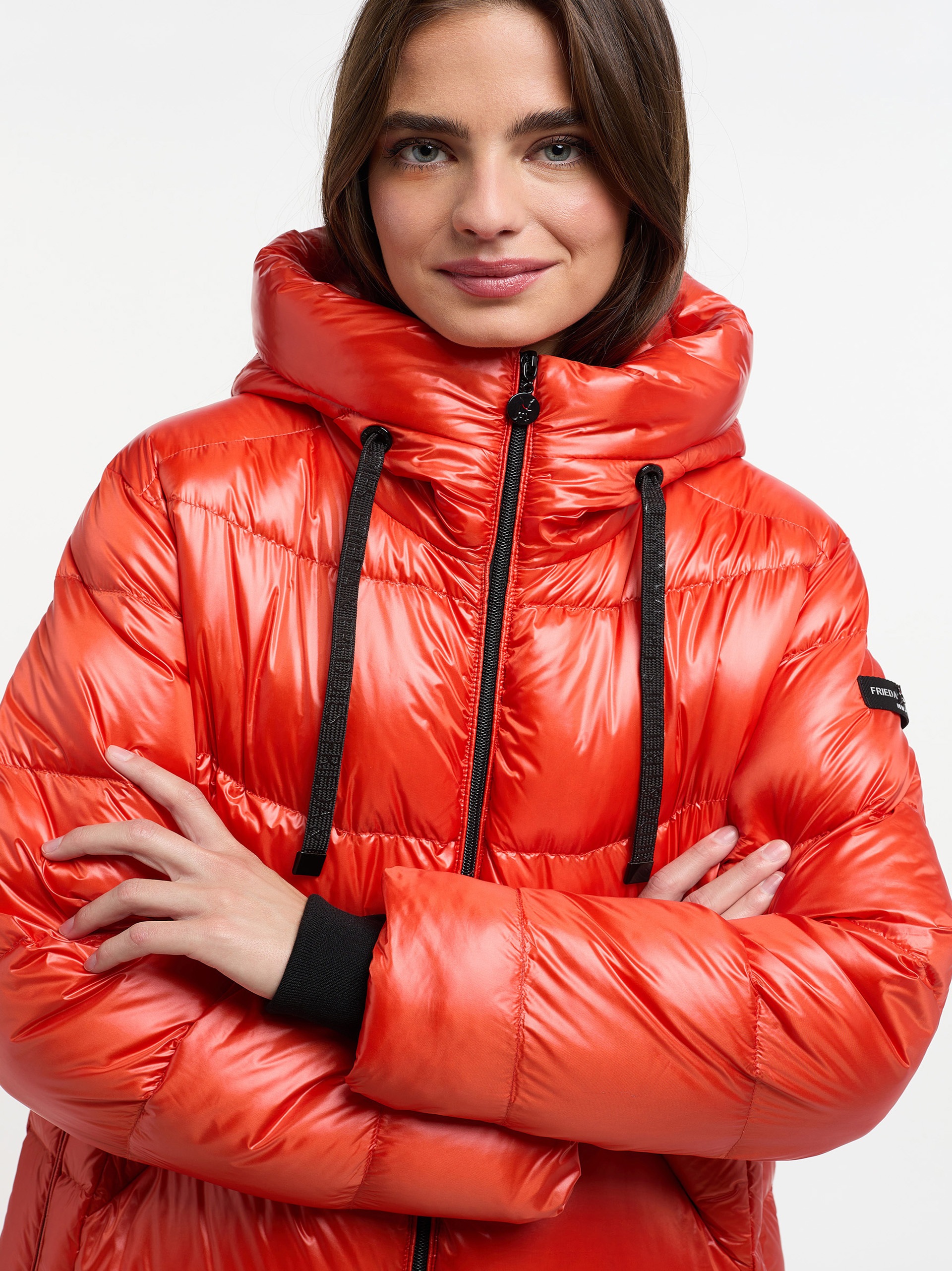 Frieda & Freddies Langmantel »Thermolite Coat / Twister 2«, mit Kapuze