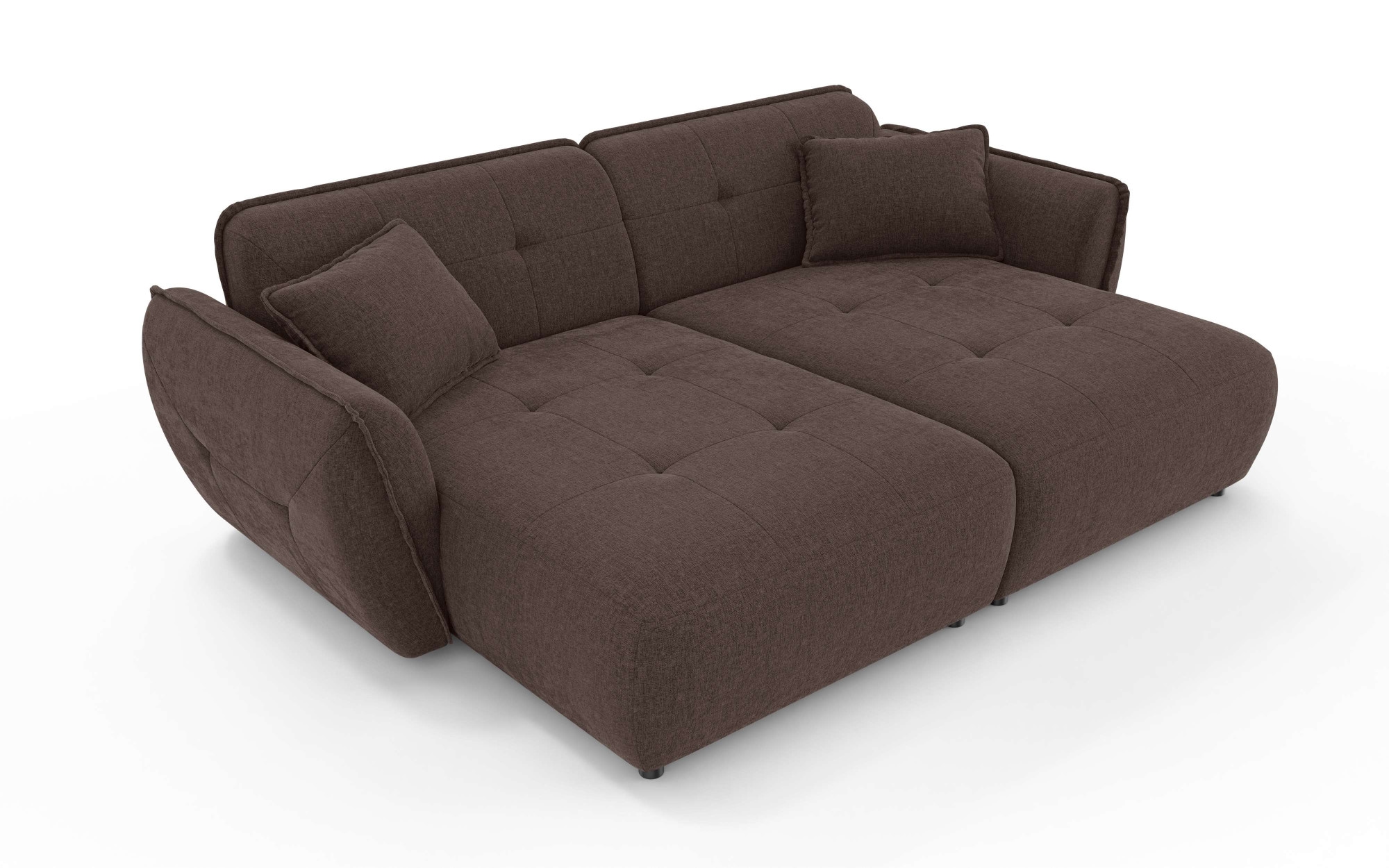Home affaire Big-Sofa "MIRELDA Design-Sofa mit Steppungen, extra tief, Brei günstig online kaufen
