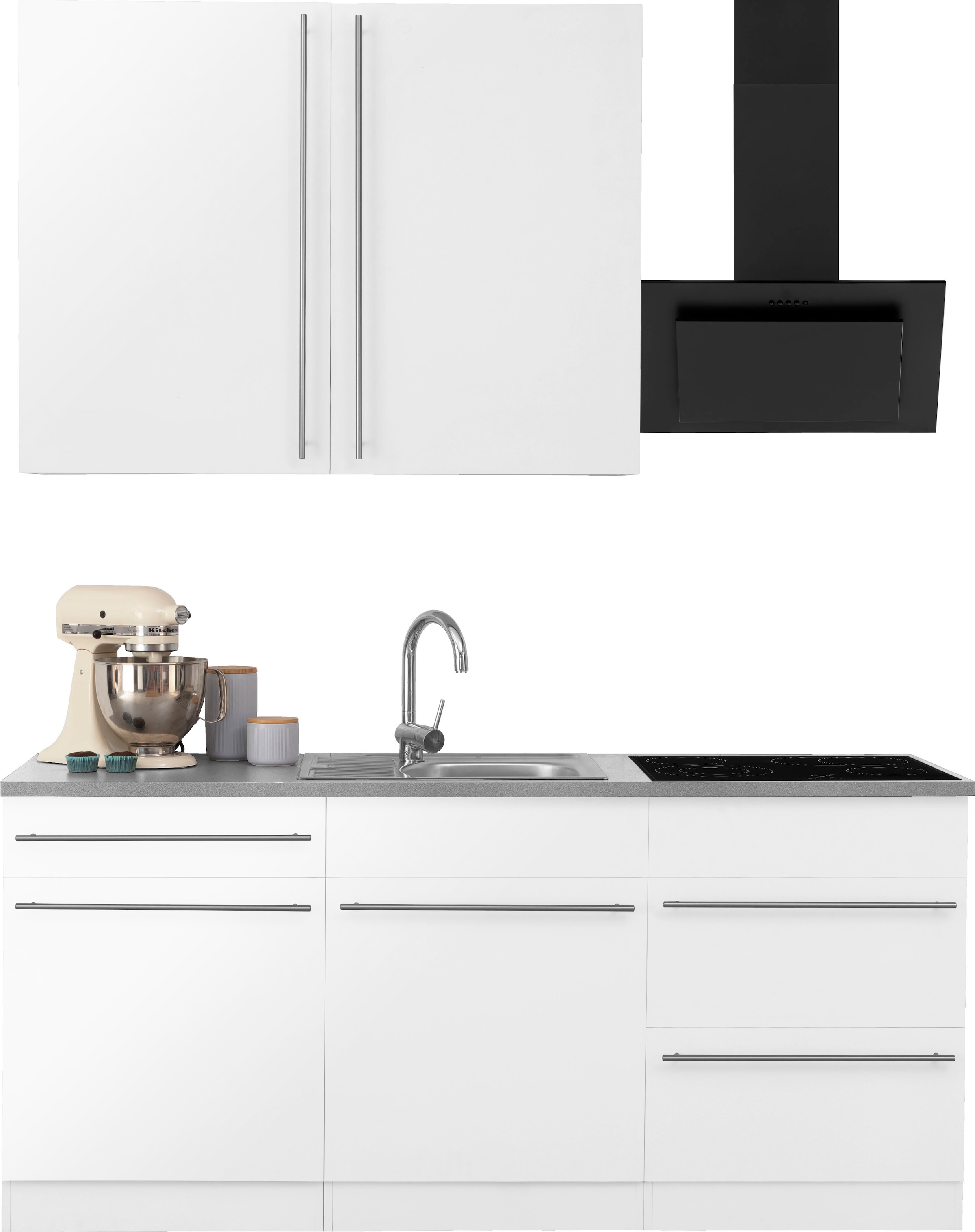 wiho Küchen Küche "Chicago", wahlweise mit E-Geräten, Breite 180 cm