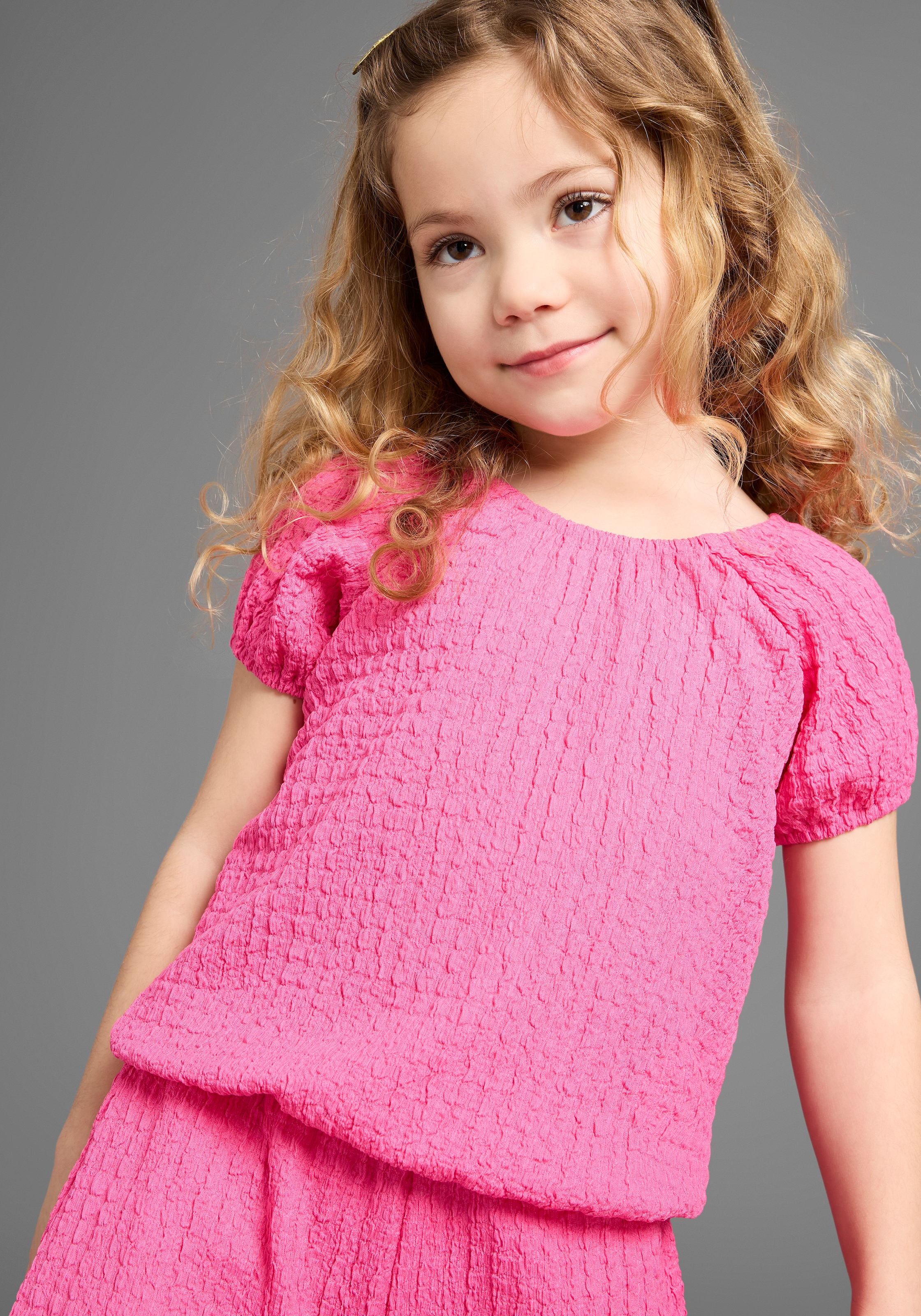 KIDSWORLD Shirt & Hose »Set: Carmen-Top + Hose«, Shirt mit Raglanärmeln