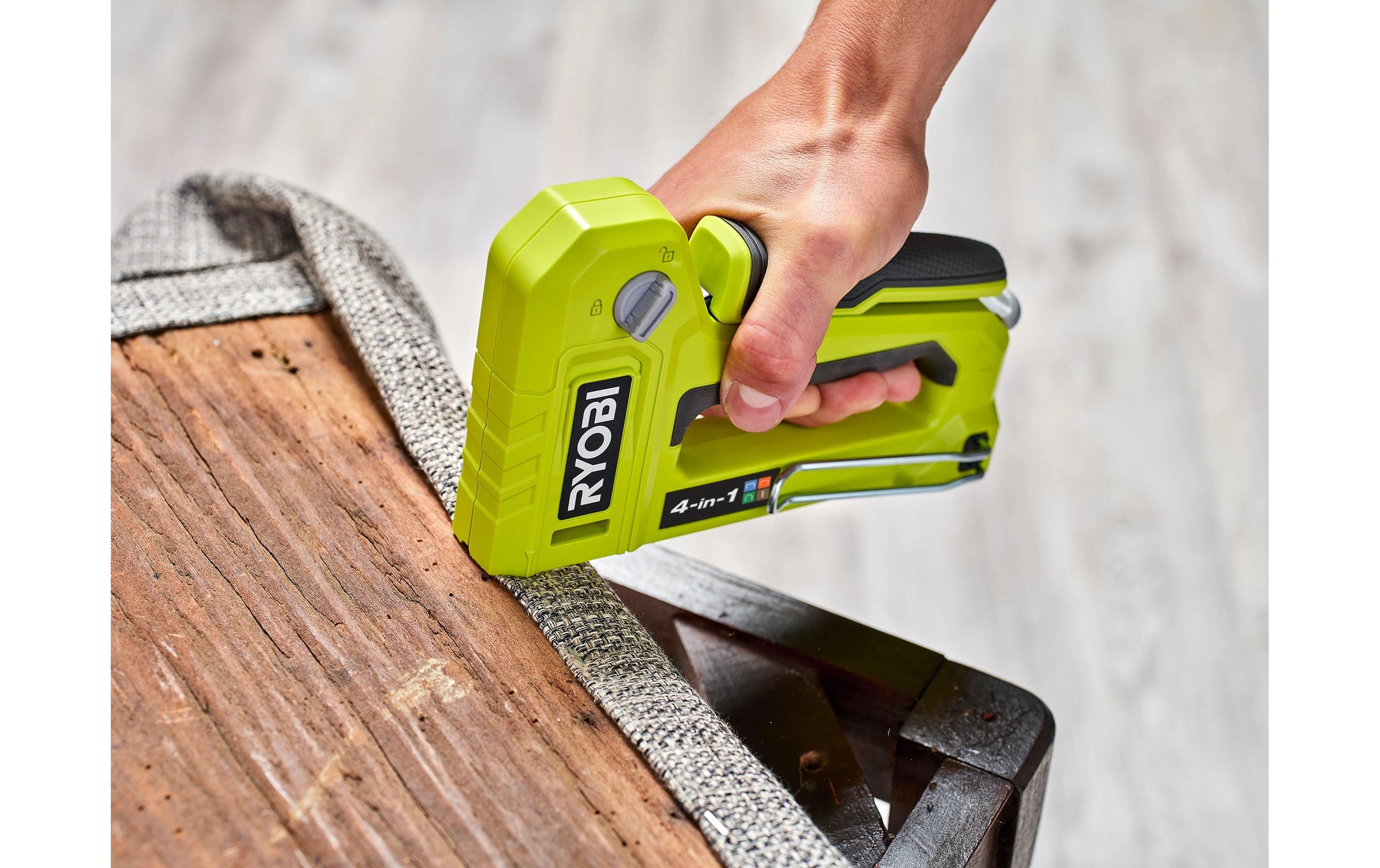 RYOBI Handtacker »RHFST4IN1« ielseitiger 4-in-1 Hefter für präzise Befestigungsarbeiten