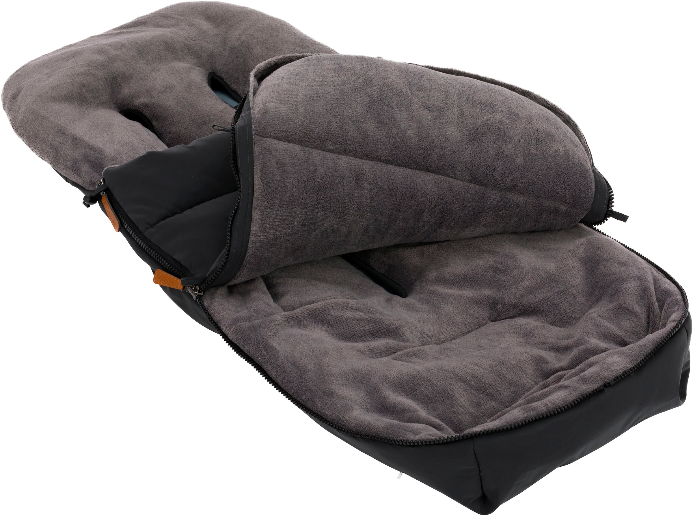 Fillikid Fußsack »Kinley Reflect Winterfußsack, schwarz«, aus stark reflektierendem Außenmaterial