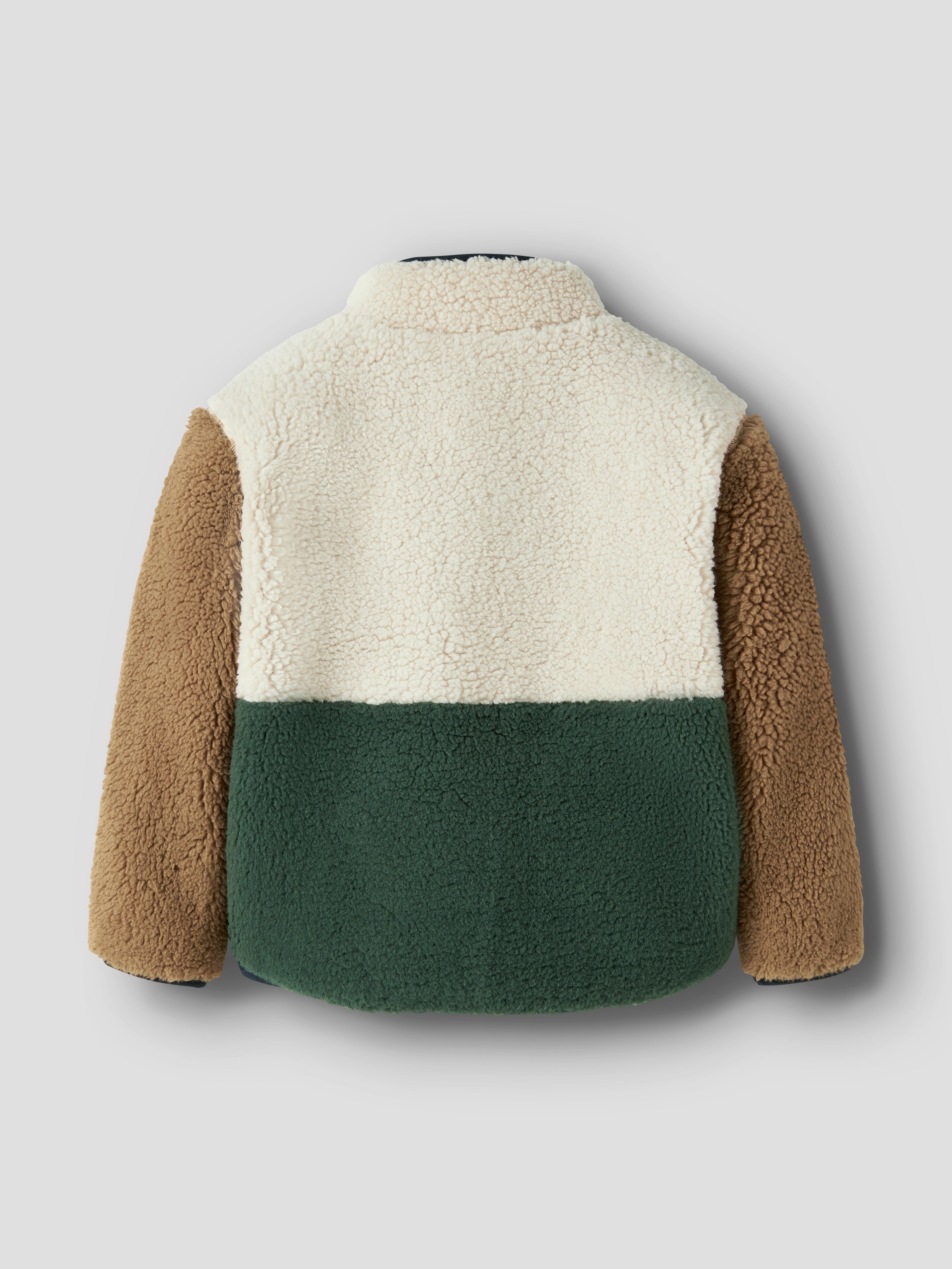 Name It Plüschjacke »NMMMACEY TEDDY JACKET BLOCK NOOS« Kunstfaser