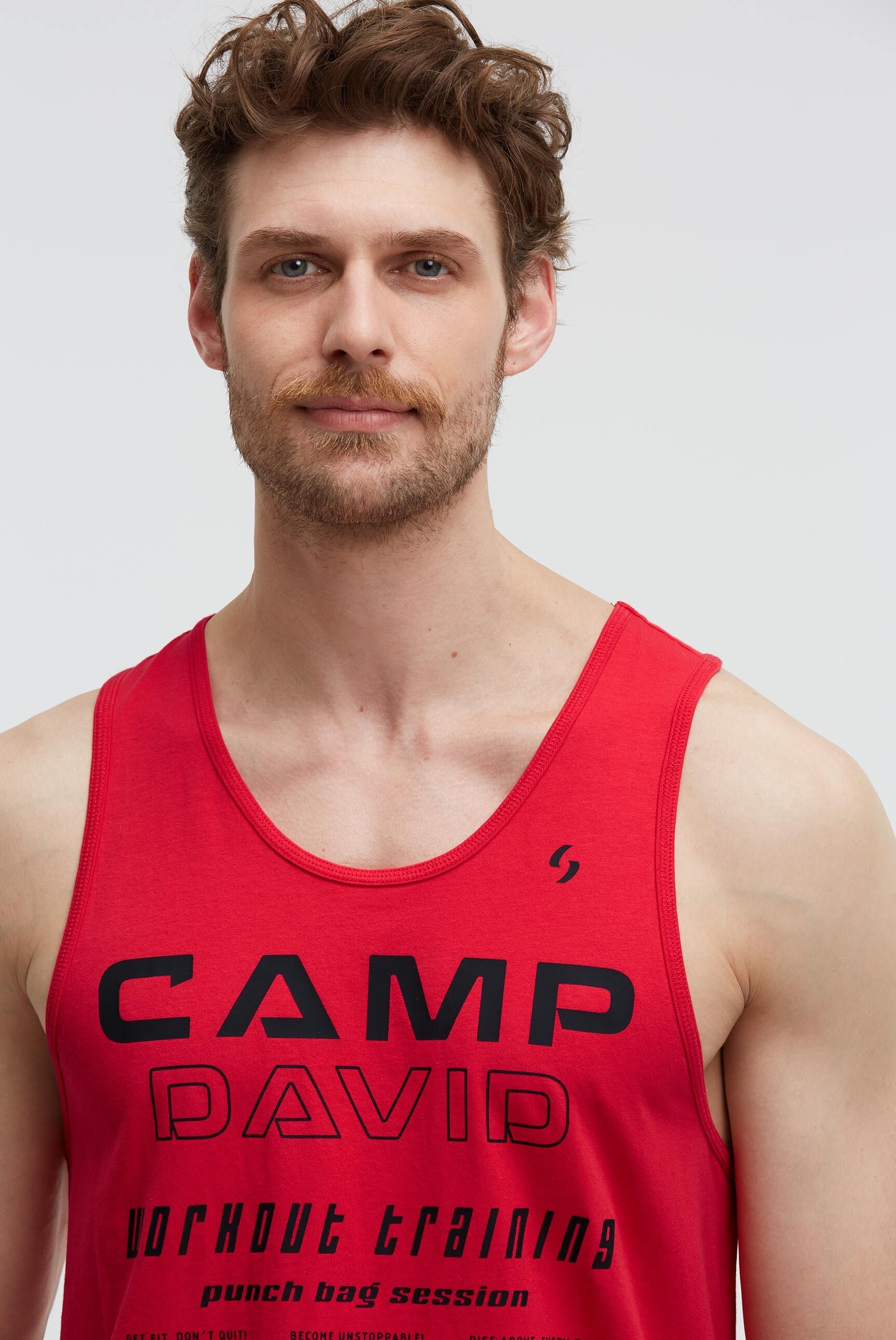 CAMP DAVID Tanktop aus Baumwolle
