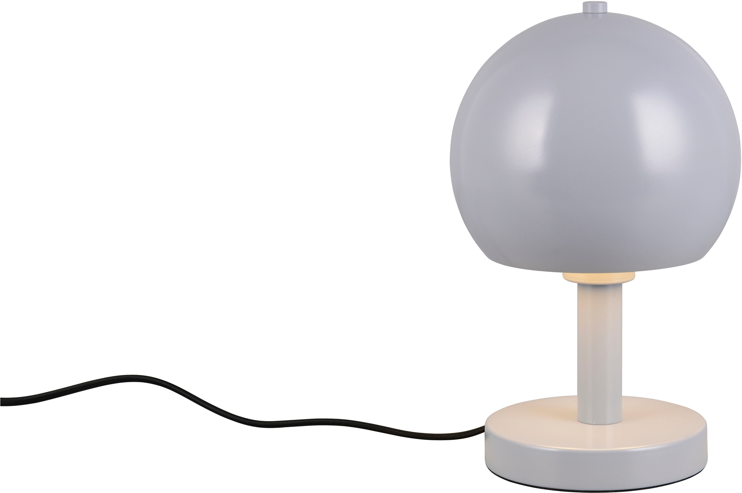 Leonique Tischlampe »Christelle, Deko Tischleuchte mit Metallschirm Ø 18cm Höhe 29cm«, 1 flammig, Leuchtmittel E27 | Leuchtmittel wechselbar, exkl 1x E27 max 10W, indirektes Licht, Lichtaustritt nur nach unten