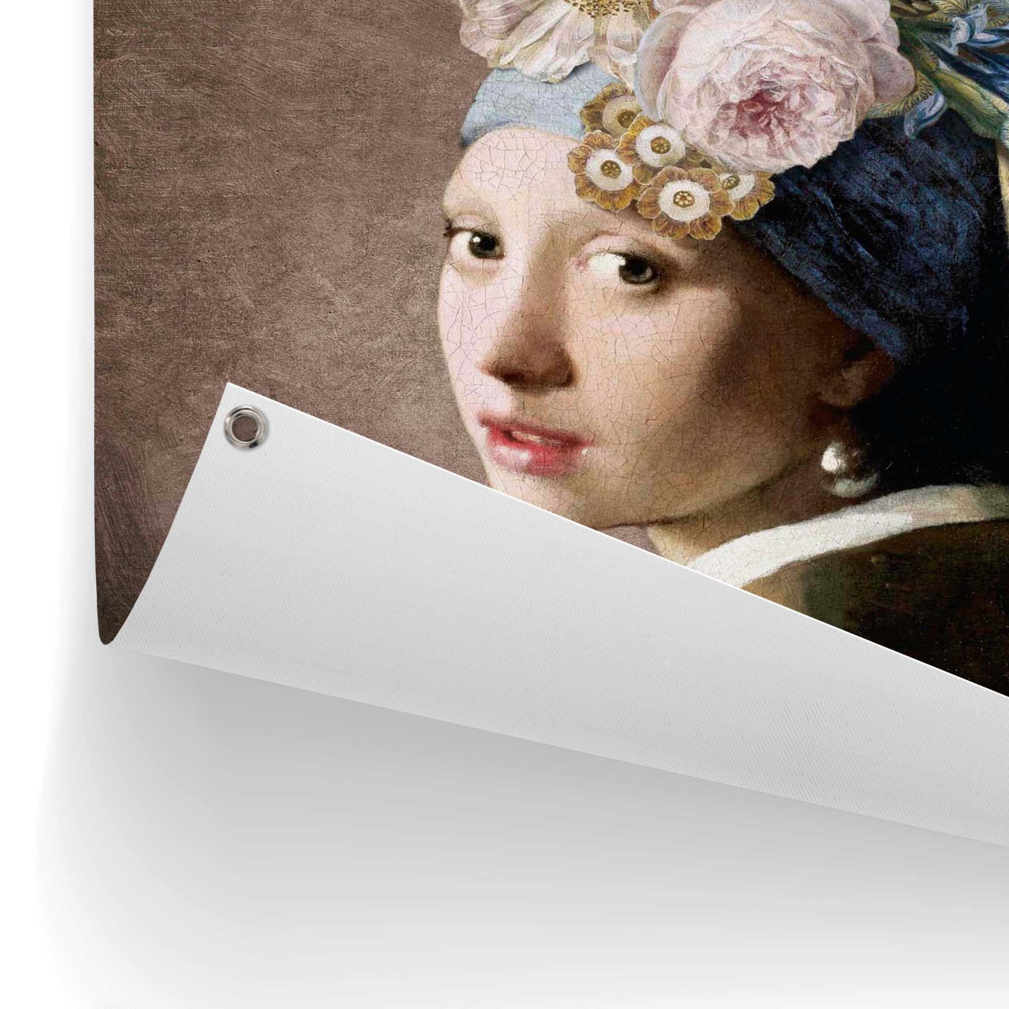 Reinders! Poster »Vermeer Blumenmädchen mit dem Perlenohrring«, Outdoor für  Garten oder Balkon bestellen | BAUR