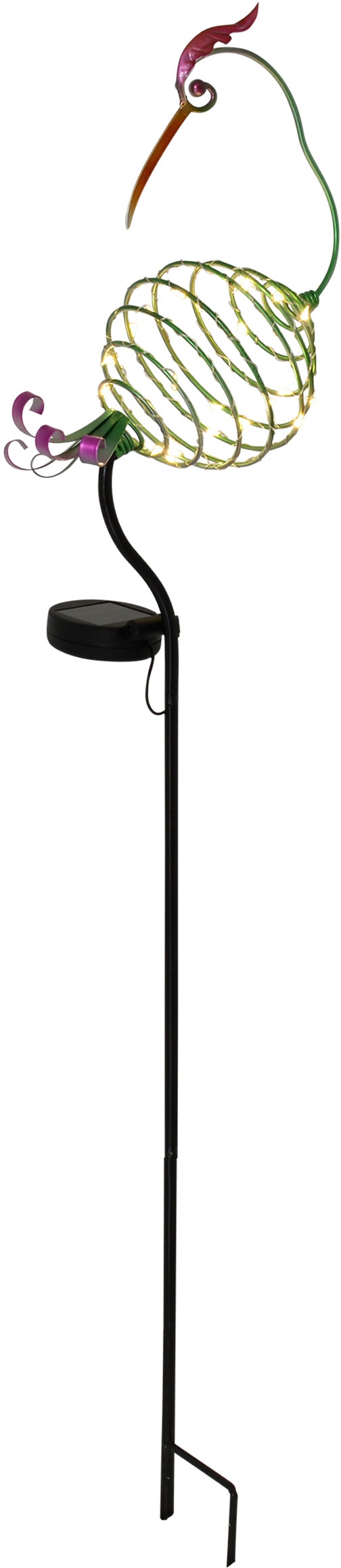 näve LED Gartenleuchte "Kranich" LED-Modul 1 Stk. Warmweiß LED Deko-Figur>> günstig online kaufen