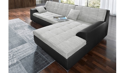 Ecksofa »Treviso viele Bezüge, auch in Cord, Schlafsofa, B/T/H: 267/80/83 cm«