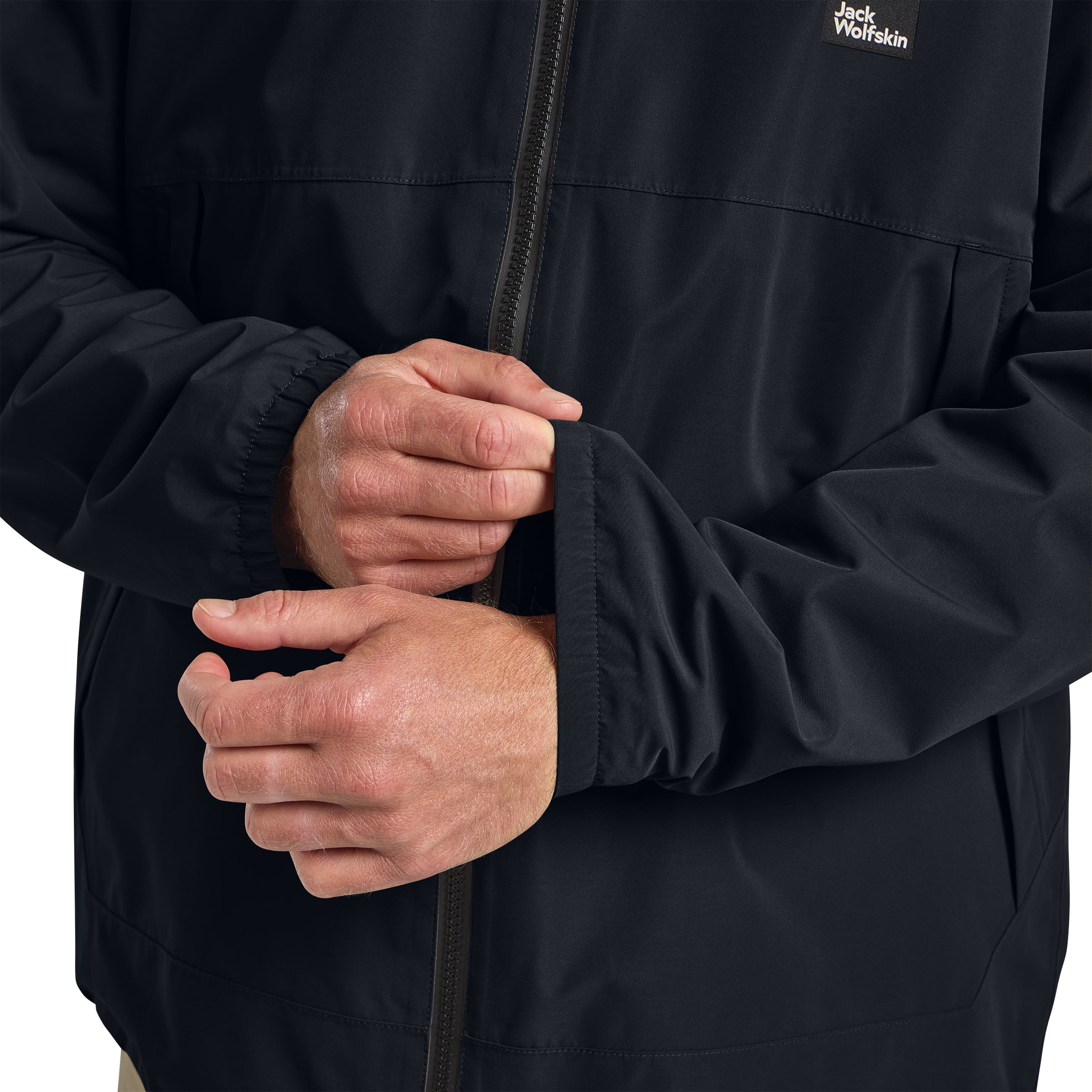 Jack Wolfskin Funktionsjacke »TERRAVIEW 2L JKT M«, mit Kapuze
