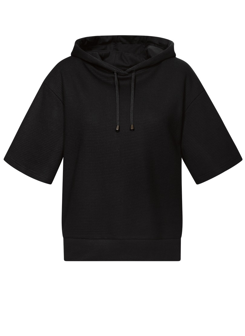 Trigema T-Shirt "TRIGEMA Cropped Kapuzenshirt", (1 tlg.) günstig online kaufen