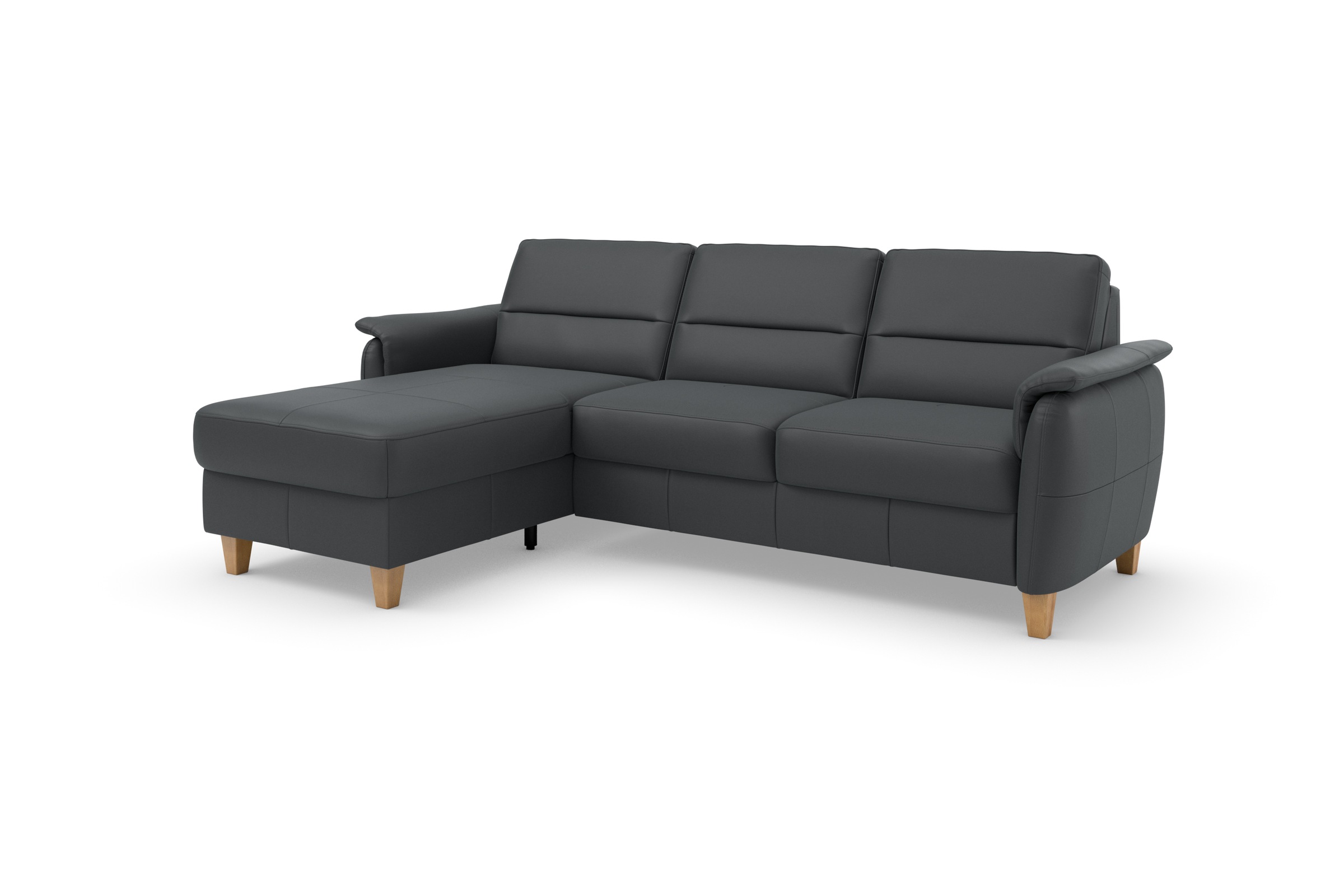Home affaire Ecksofa »Palmera L-Form«, Federkern, wahlweise mit Bettfunktion und mit/ohne Bettkasten