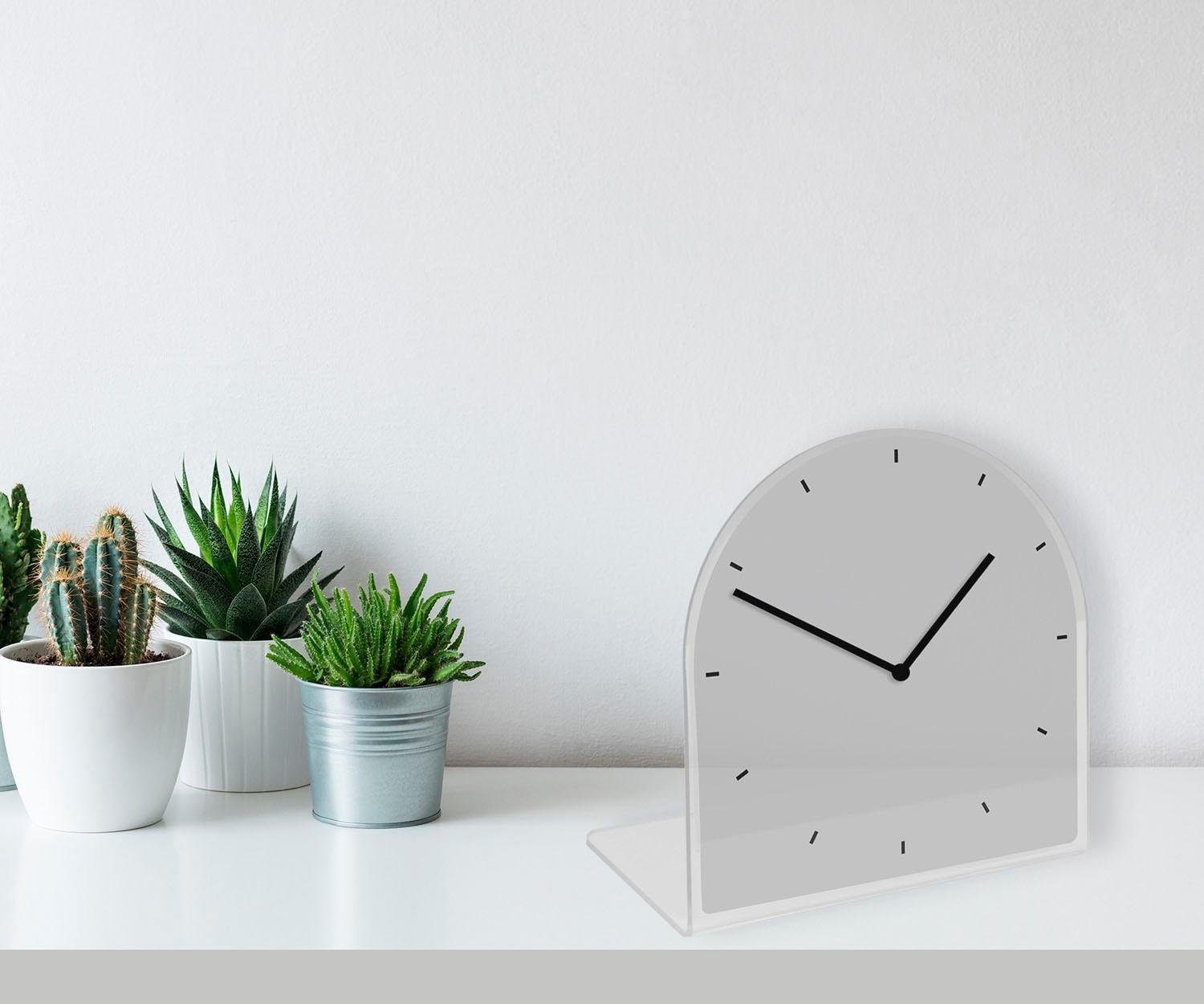 queence Tischuhr "Helene" Tisch, Uhr, modern, geräuschlos