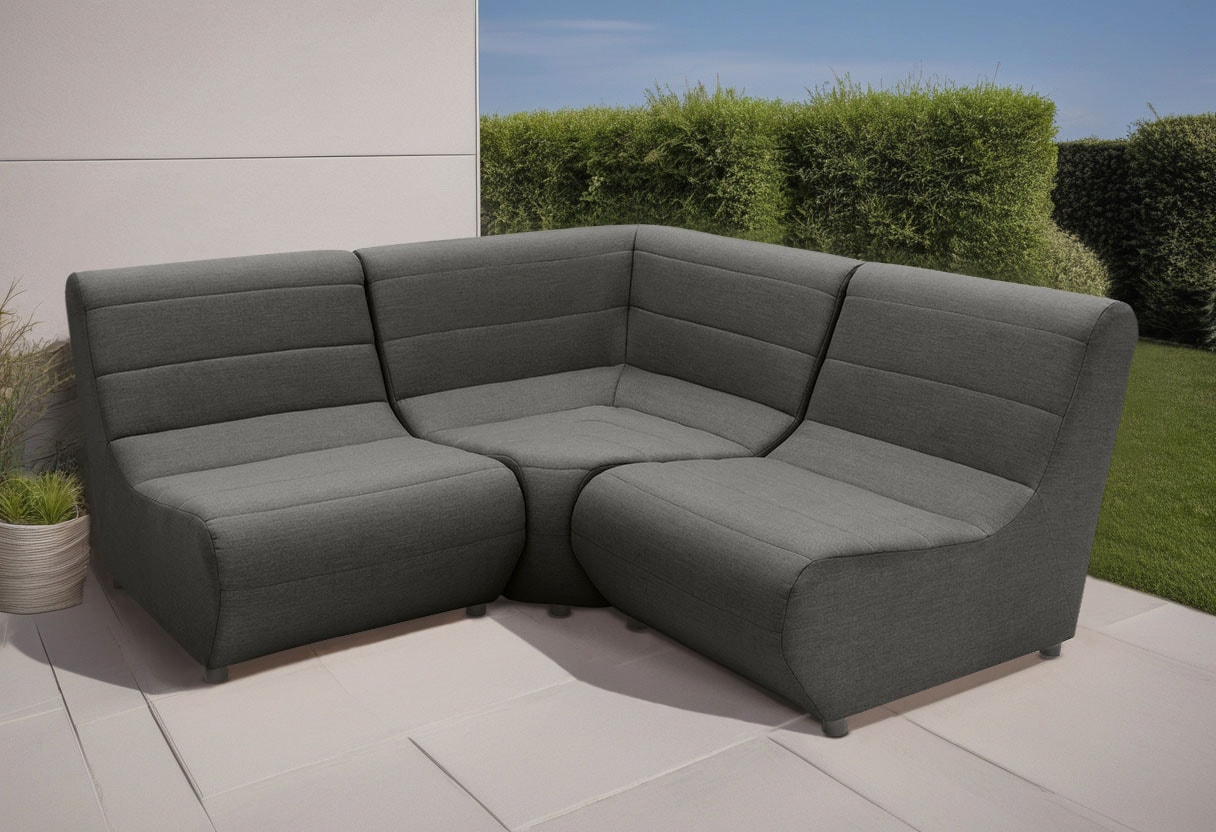 Sofa-Eckelement »Soleil, pflegeleichter und wetterfester Bezug«, Outdoor, besonderes...