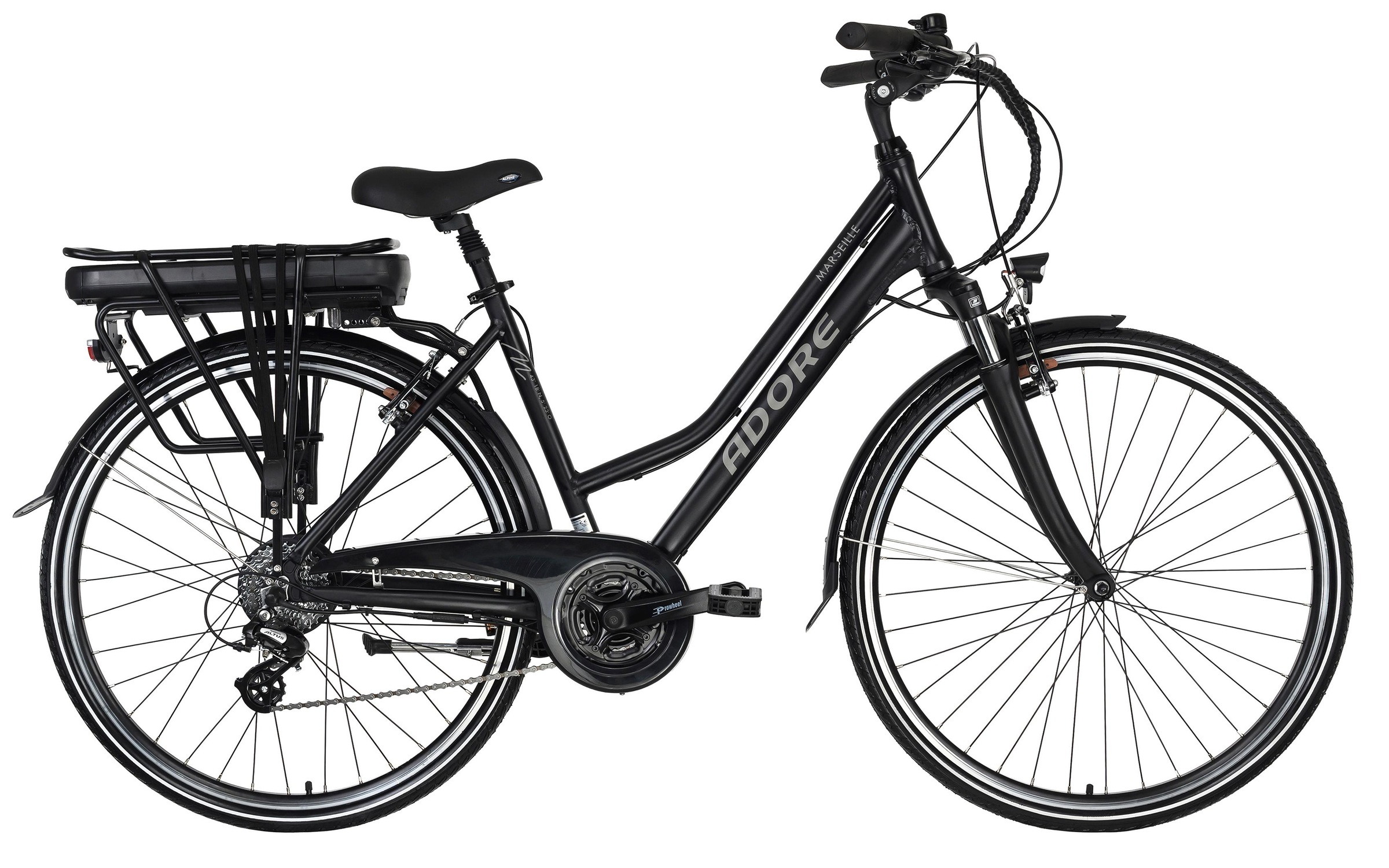 Adore E-Bike »Partnerset Marseille«, 24 Gang, Shimano, Altus, Heckmotor 250 W, (Spar-Set, 2 tlg.), Akku PHYLION Li-Ion 36V / 13Ah / 468Wh