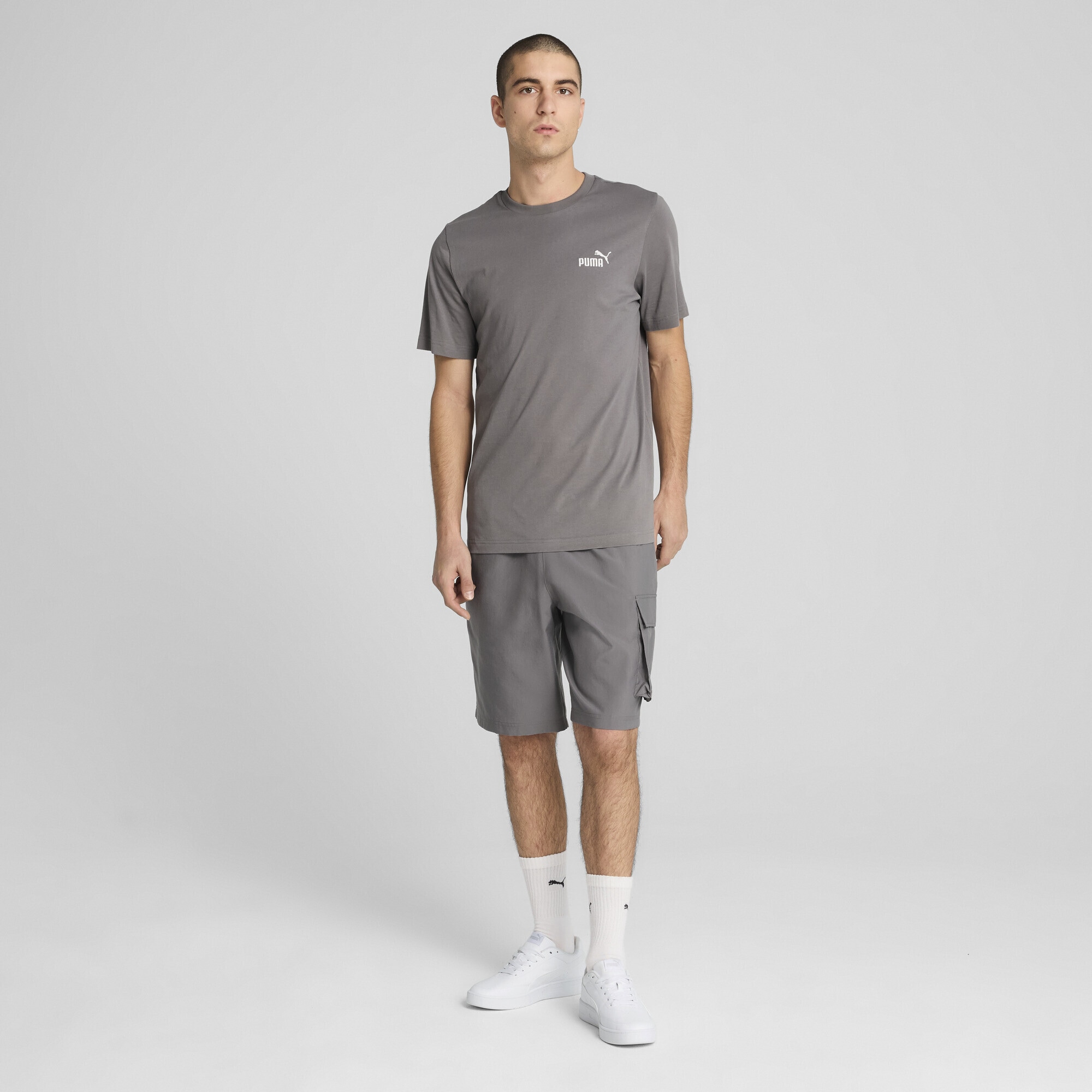 PUMA Shorts »Essentials No.1 Logo 9" Gewebte Cargoshorts Herren«