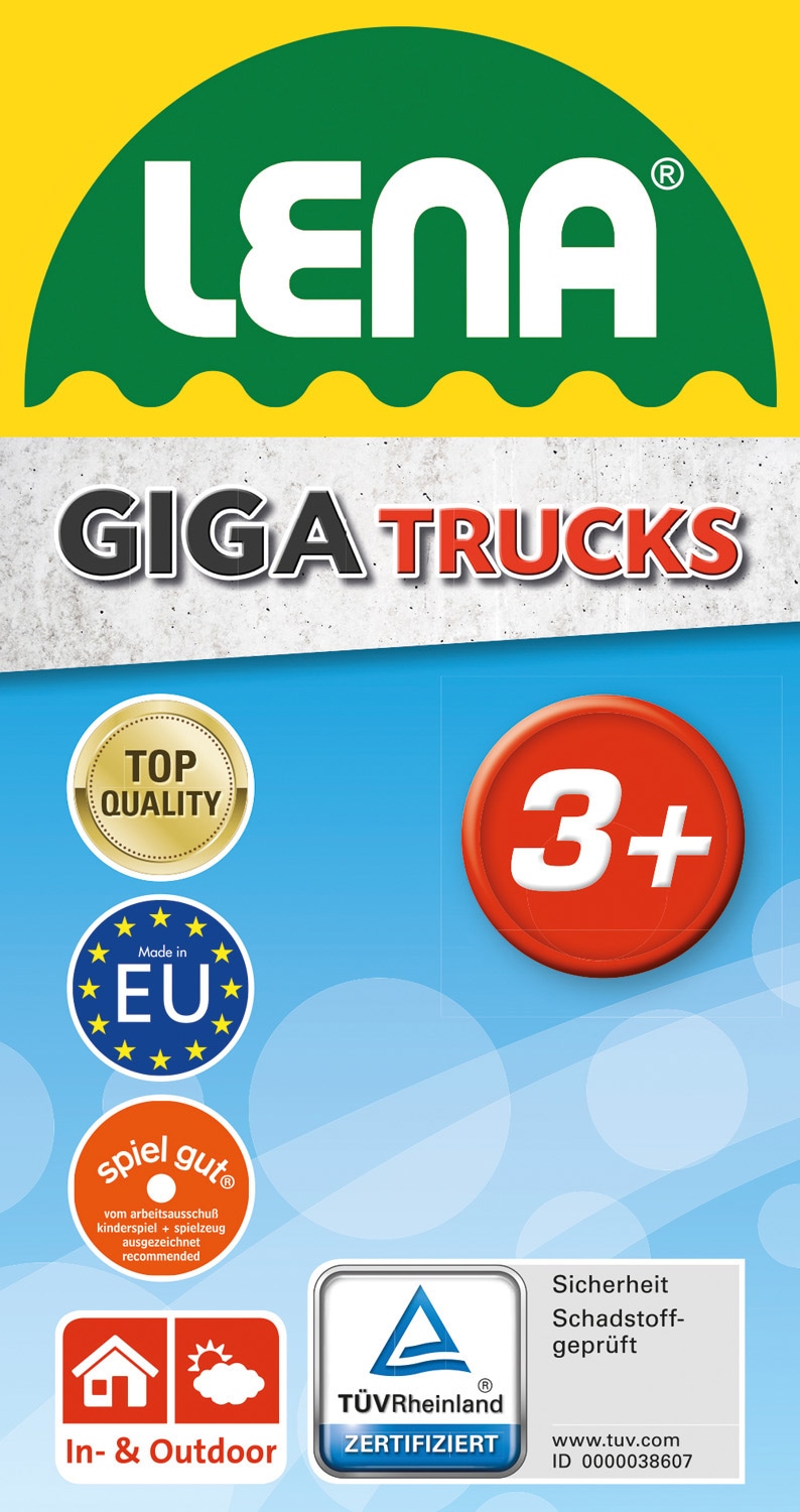 Lena® Spielzeug-LKW »Giga Trucks, Muldenkipper Actros«, Made in Europe