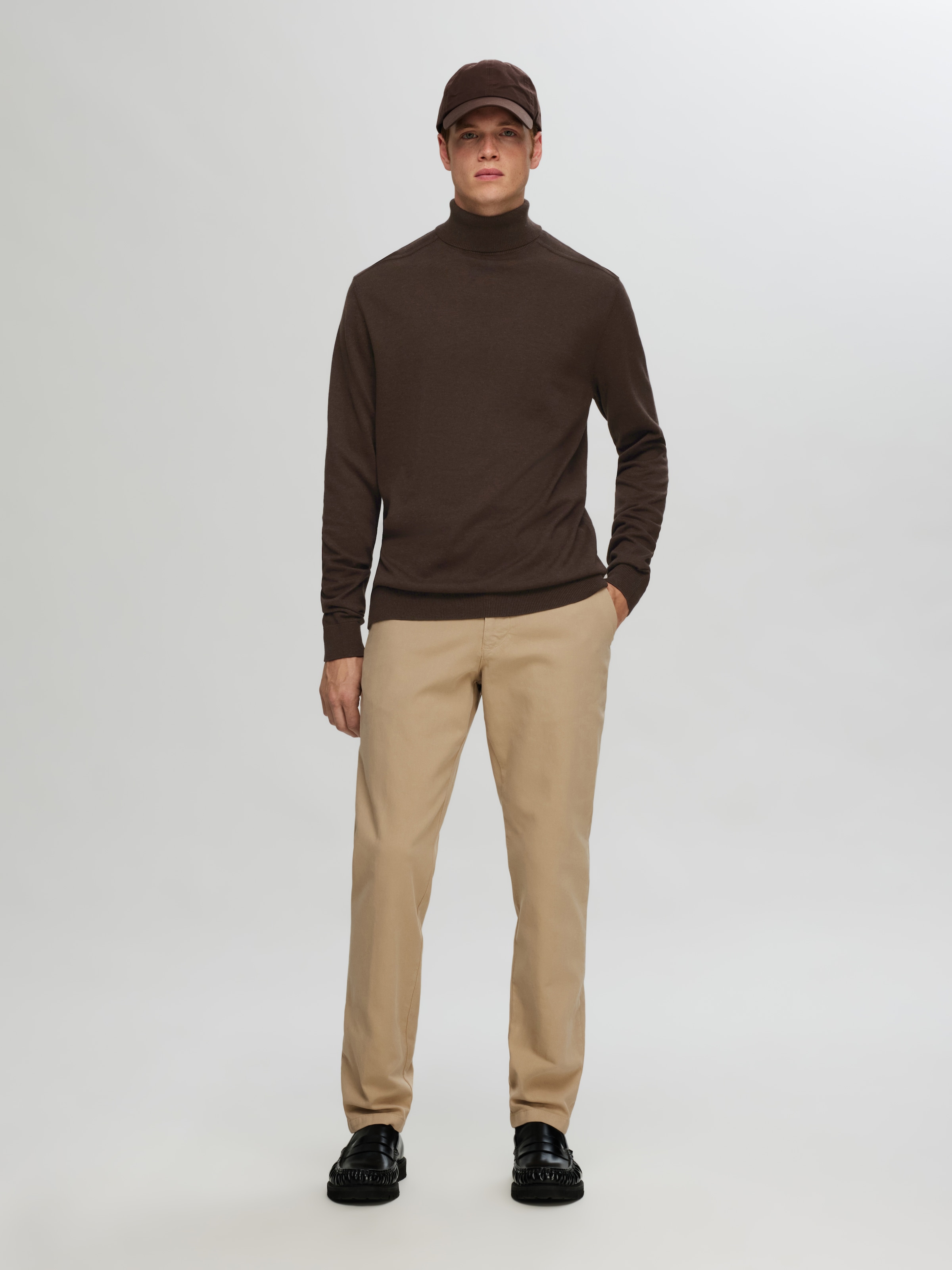 SELECTED HOMME Rollkragenpullover »SLHBERG ROLL NECK NOOS«