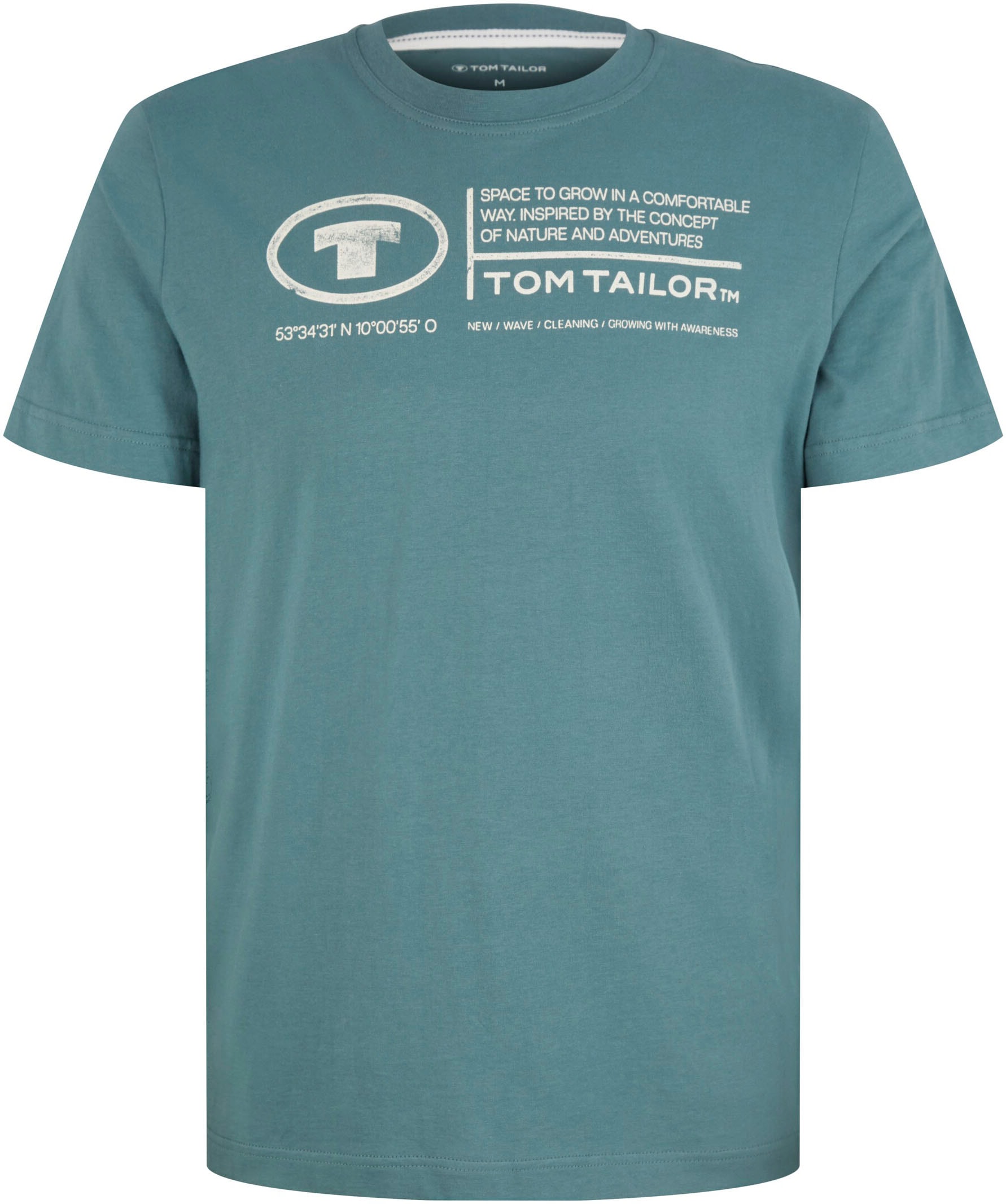 TOM TAILOR Print-Shirt »Tom Tailor Herren T-Shirt Frontprint«