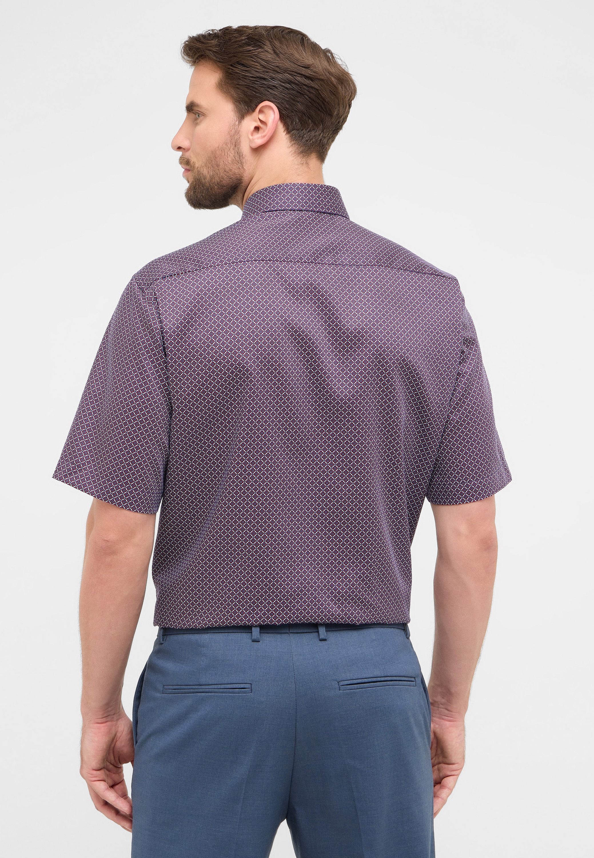 Eterna Kurzarmhemd "COMFORT FIT" NON IRON (bügelfrei) günstig online kaufen