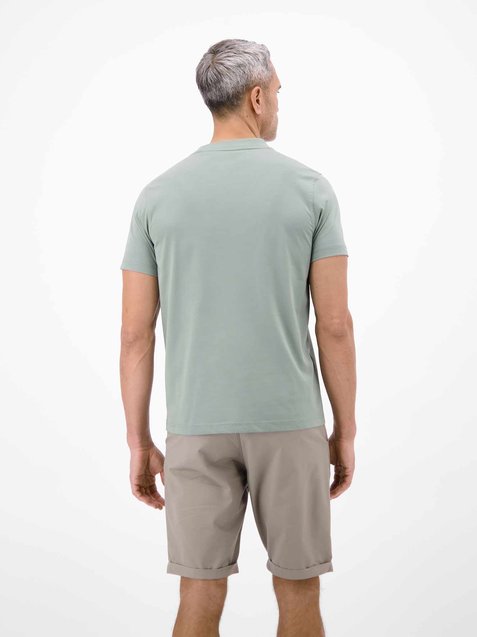 LERROS T-Shirt mit Logo Stickerei